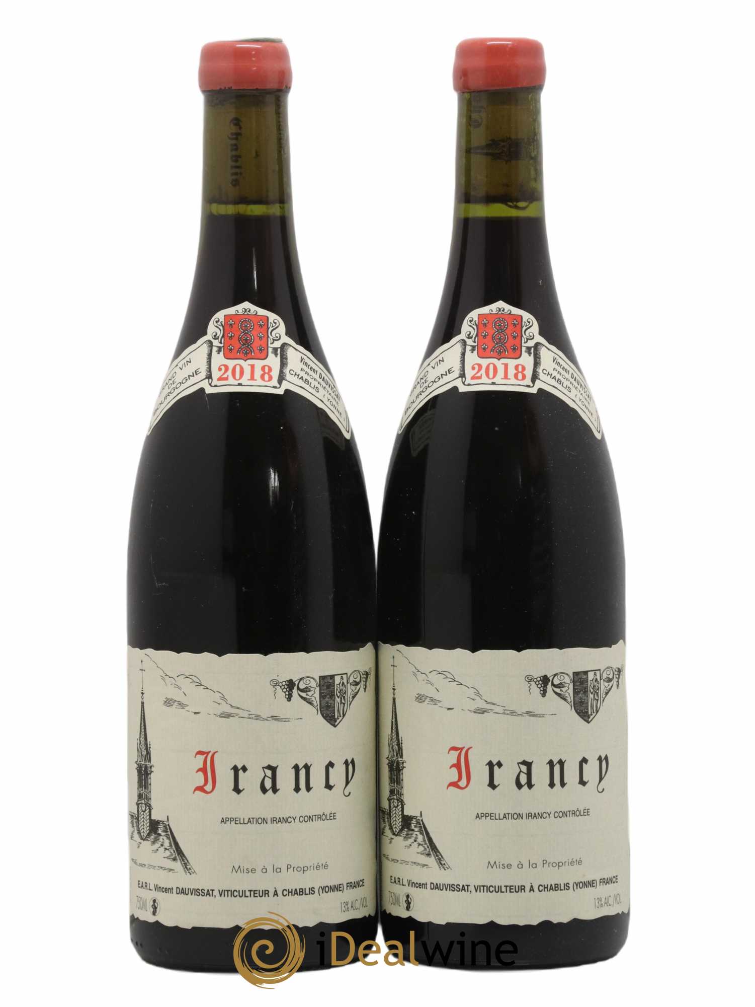 Irancy Vincent Dauvissat (Domaine) 2018 - Lot de 2 bouteilles - 0