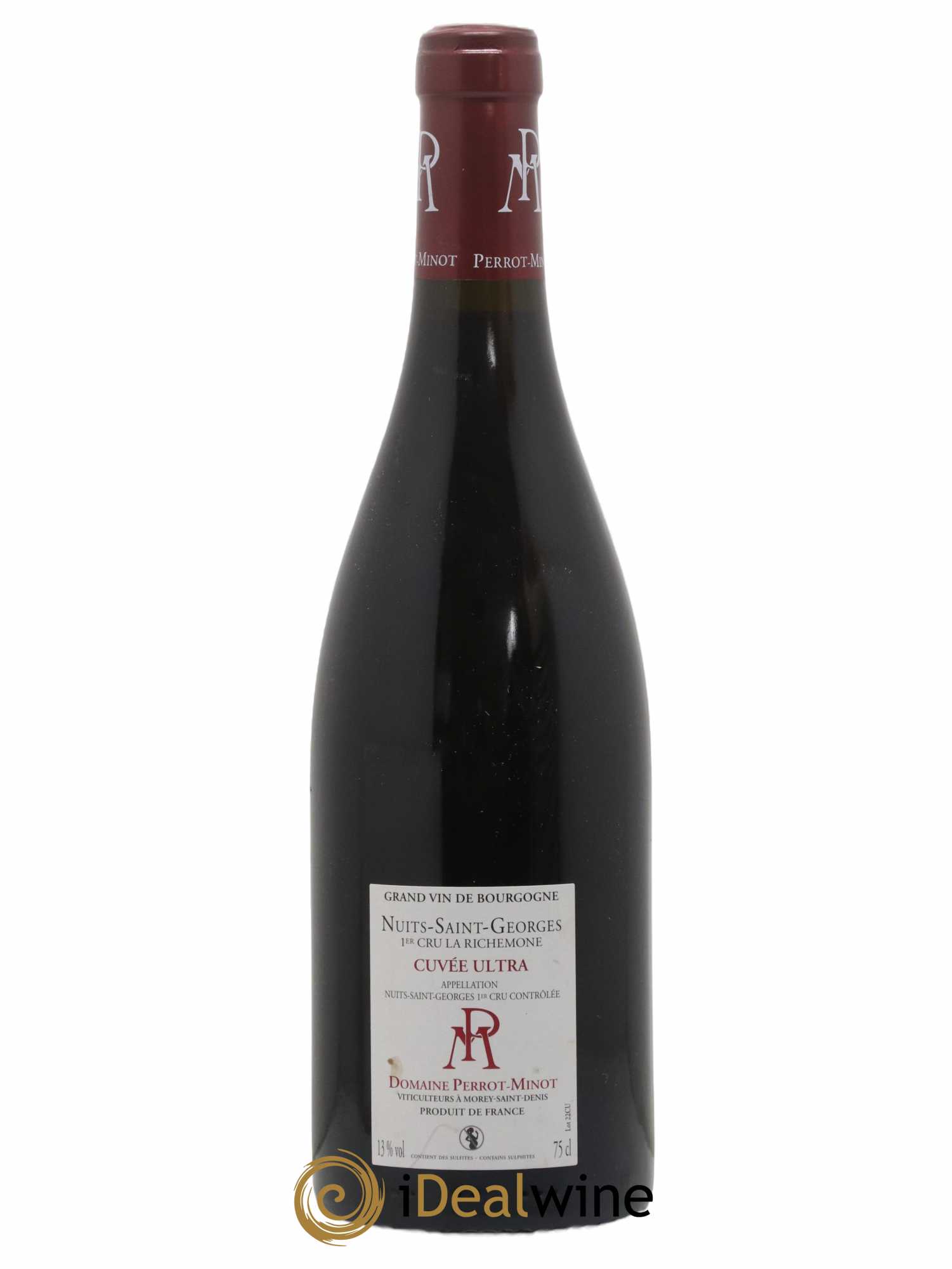 Nuits-Saint-Georges 1er Cru La Richemone Cuvée Ultra Vieilles Vignes Perrot-Minot (sans prix de réserve) 2018 - Lot de 1 bouteille - 1