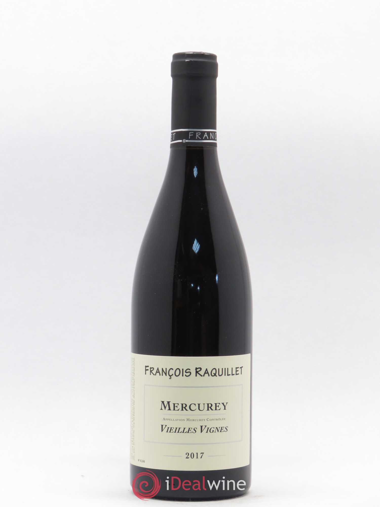 Mercurey Vieilles Vignes François Raquillet 2017 - Lot de 1 bouteille - 0