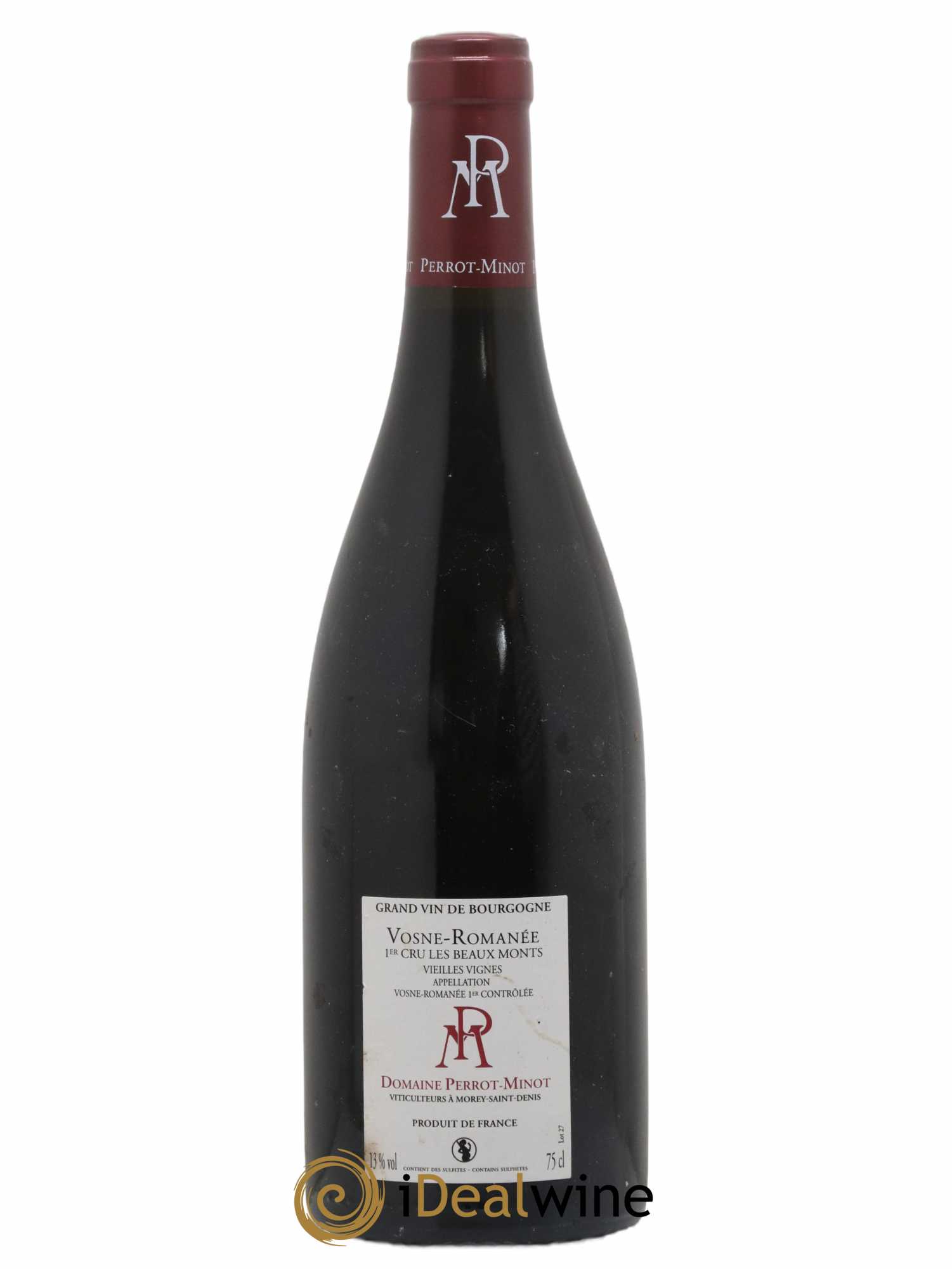 Vosne-Romanée 1er Cru Les Beaux-Monts Vieilles Vignes Perrot-Minot 2018 - Lot of 1 bottle - 1