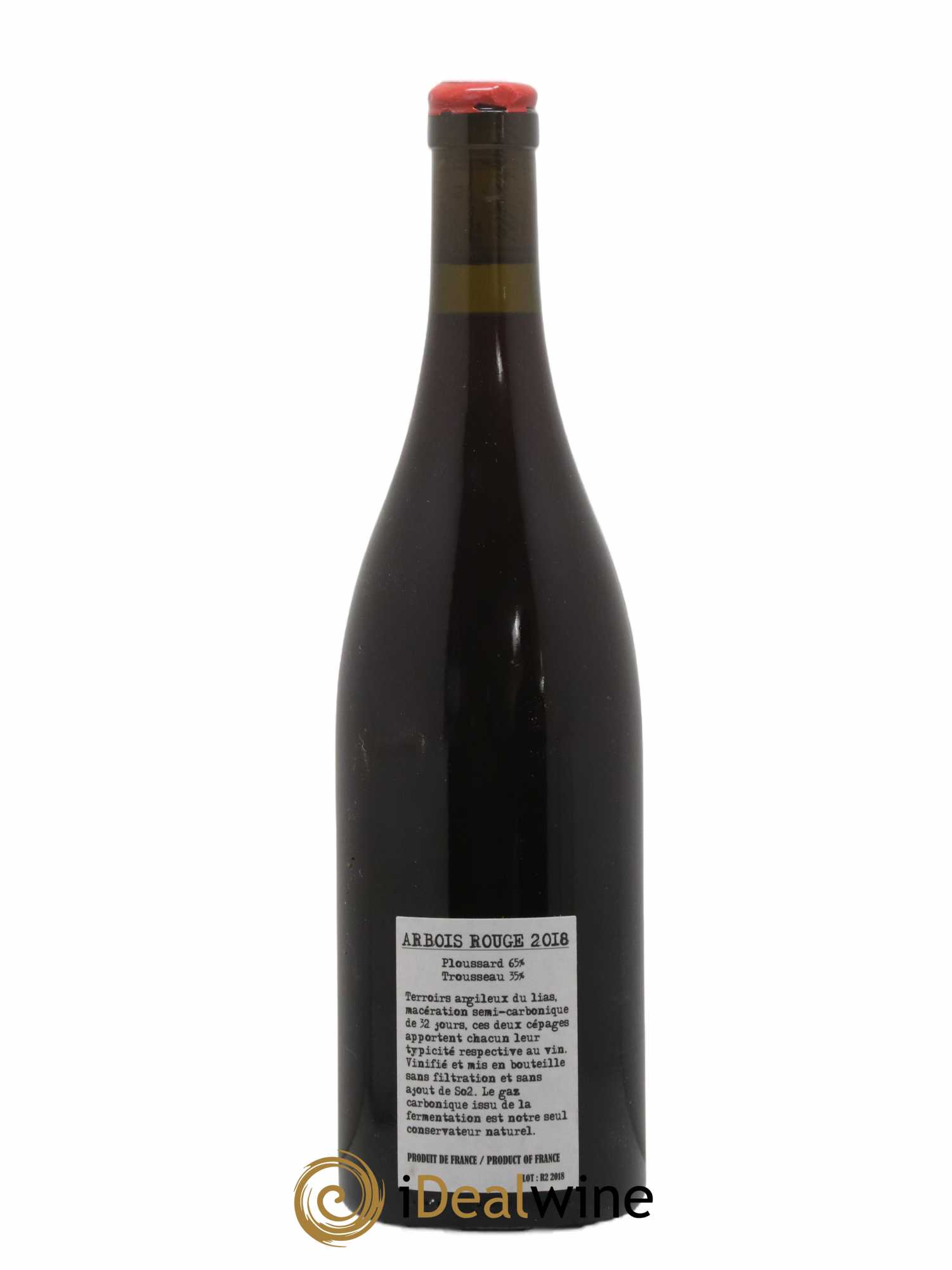 Arbois Ploussard Trousseau Adeline Houillon & Renaud Bruyère 2018 - Lot de 1 bouteille - 1