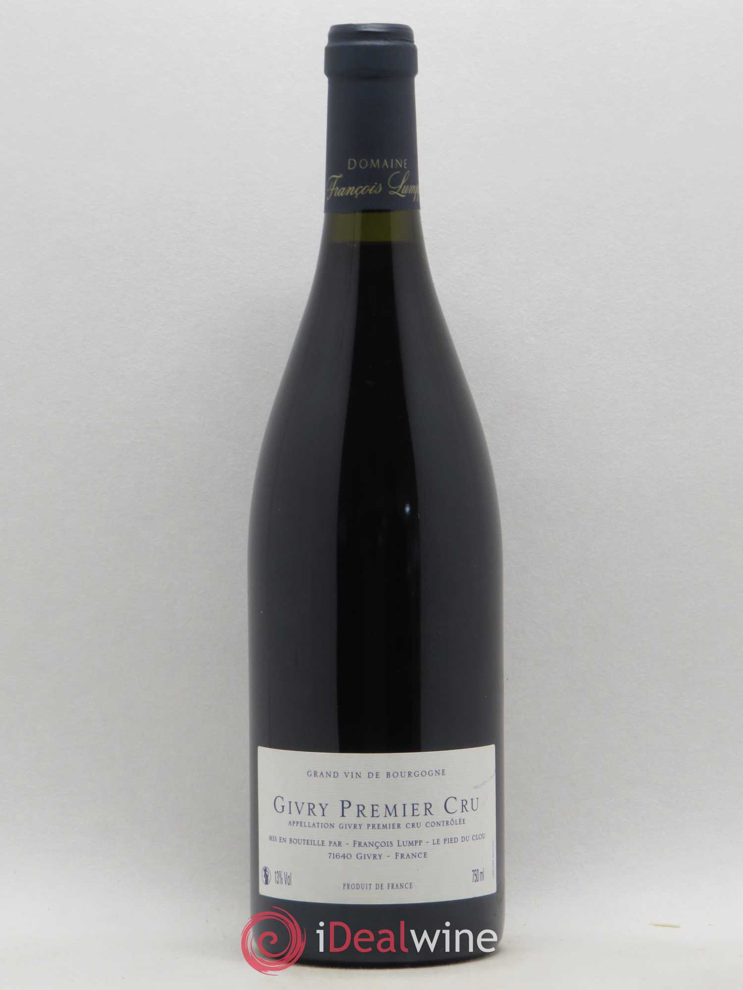 Givry 1er Cru A Vigne Rouge François Lumpp (Domaine) 2015 - Lot de 1 bouteille - 1
