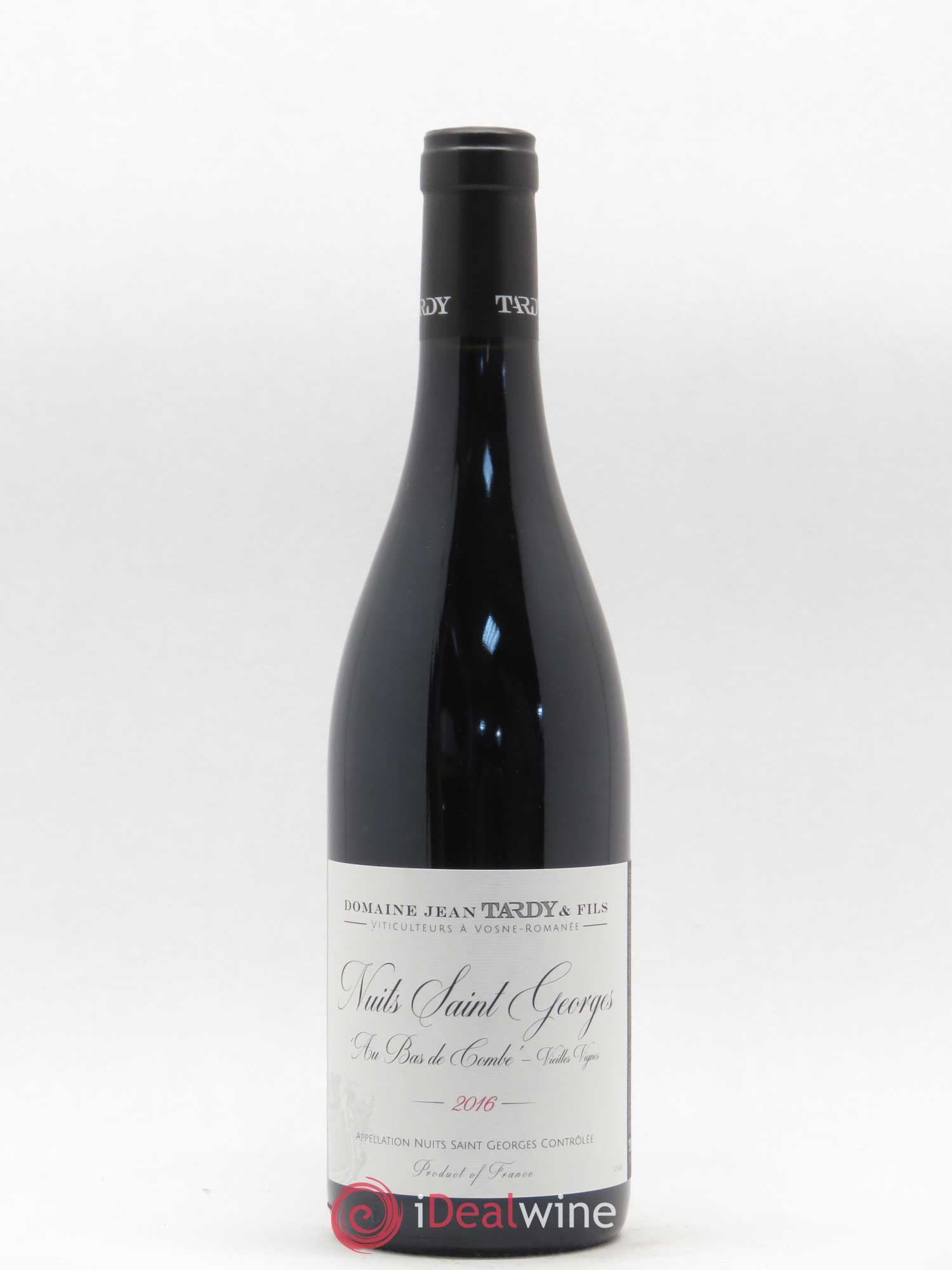Nuits-Saint-Georges Au Bas De Combe Vieilles Vignes Jean Tardy 2016 - Posten von 1 Flasche - 0