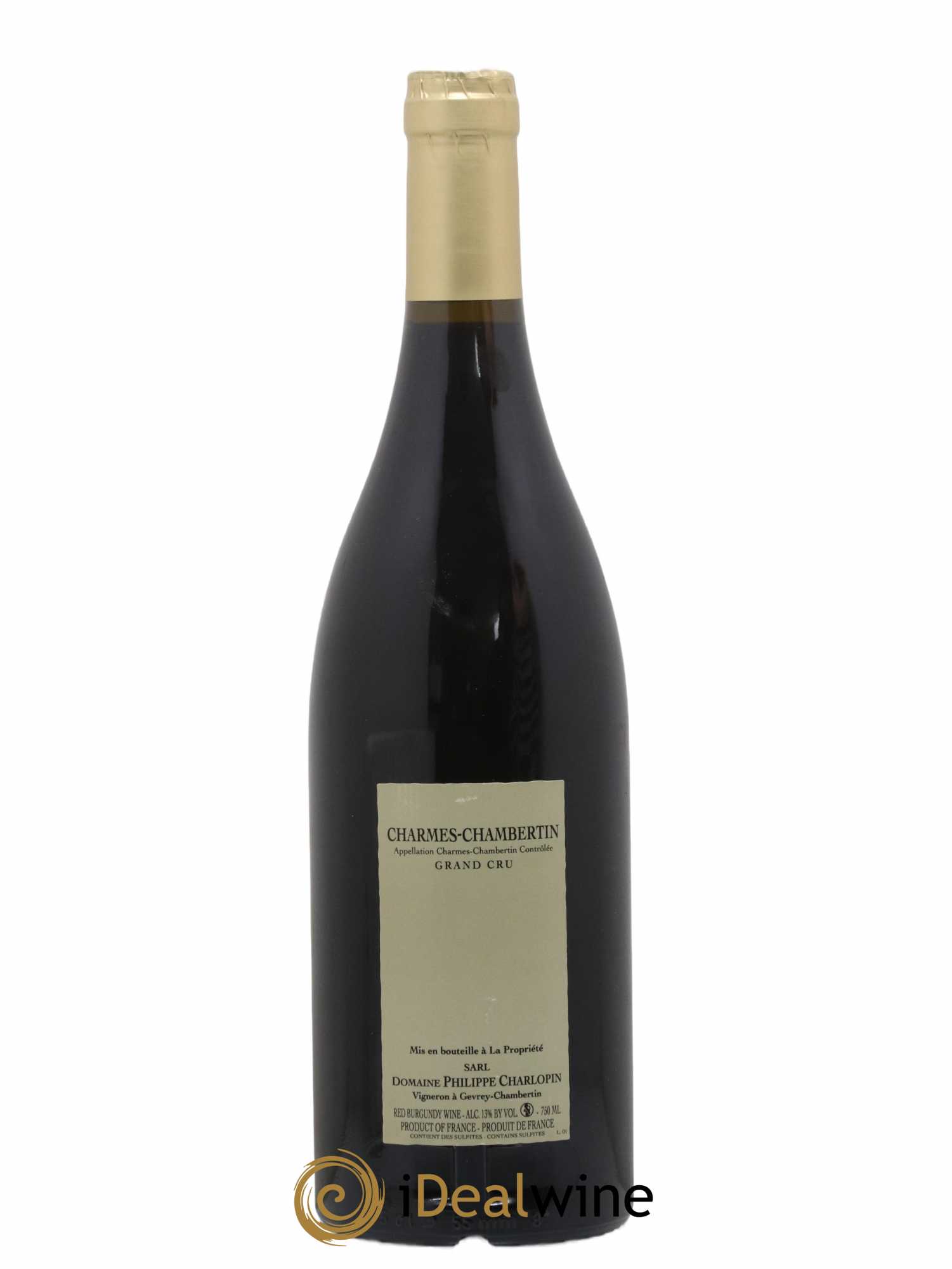 Charmes-Chambertin Grand Cru Charlopin-Parizot 2018 - Lot de 1 bouteille - 1