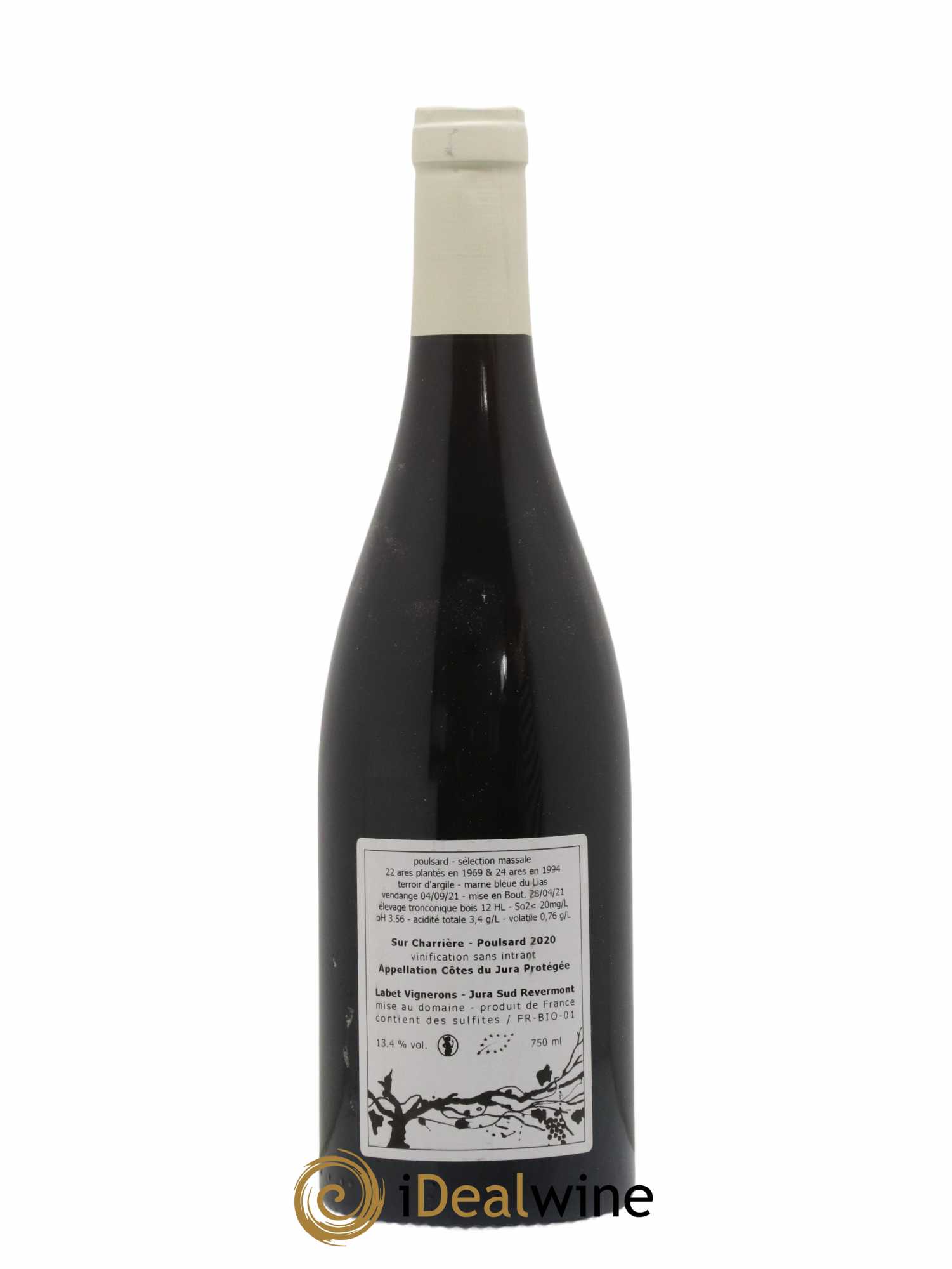 Côtes du Jura Poulsard Sur Charrière Romain - Julien - Charline Labet (sans prix de réserve) 2020 - Lot de 1 bouteille - 1