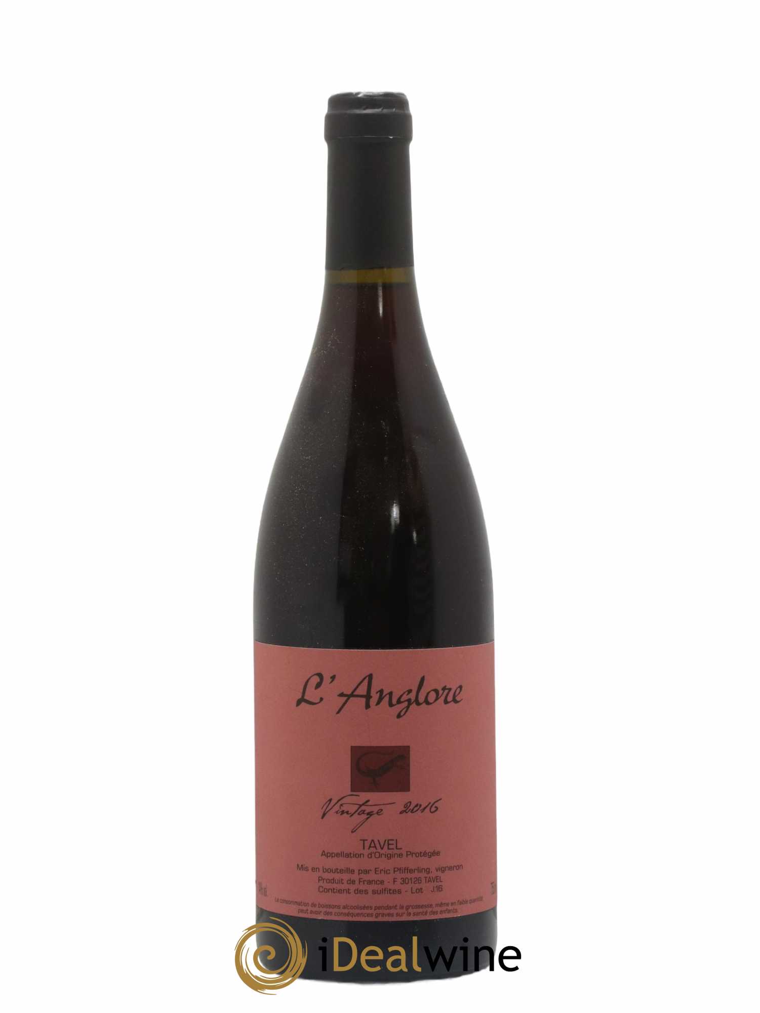 Tavel Vintage L'Anglore 2016 - Lot de 1 bouteille - 0