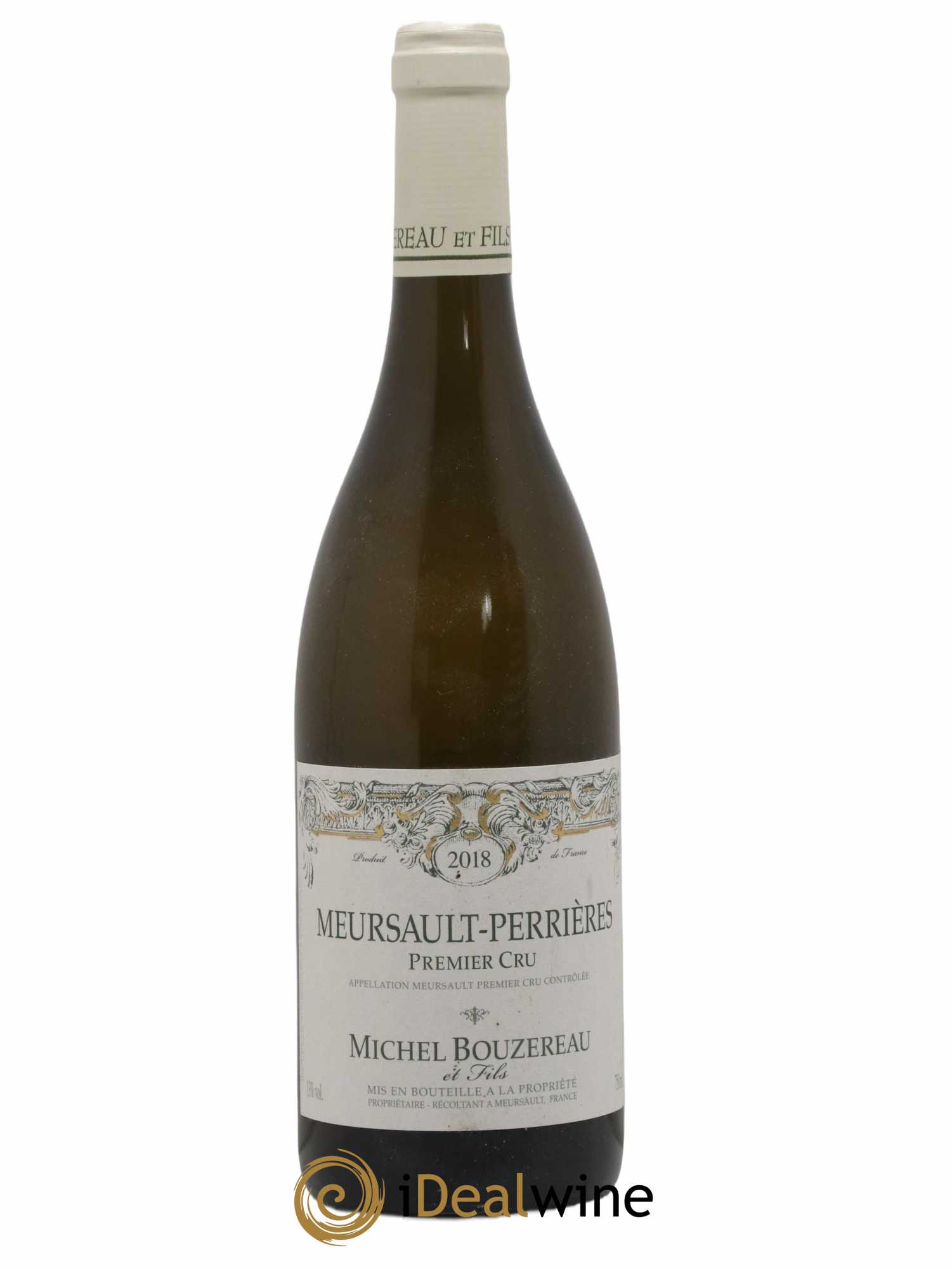 Meursault 1er Cru Perrières Michel Bouzereau et Fils (Domaine) (sans prix de réserve) 2018 - Lot de 1 bouteille - 0