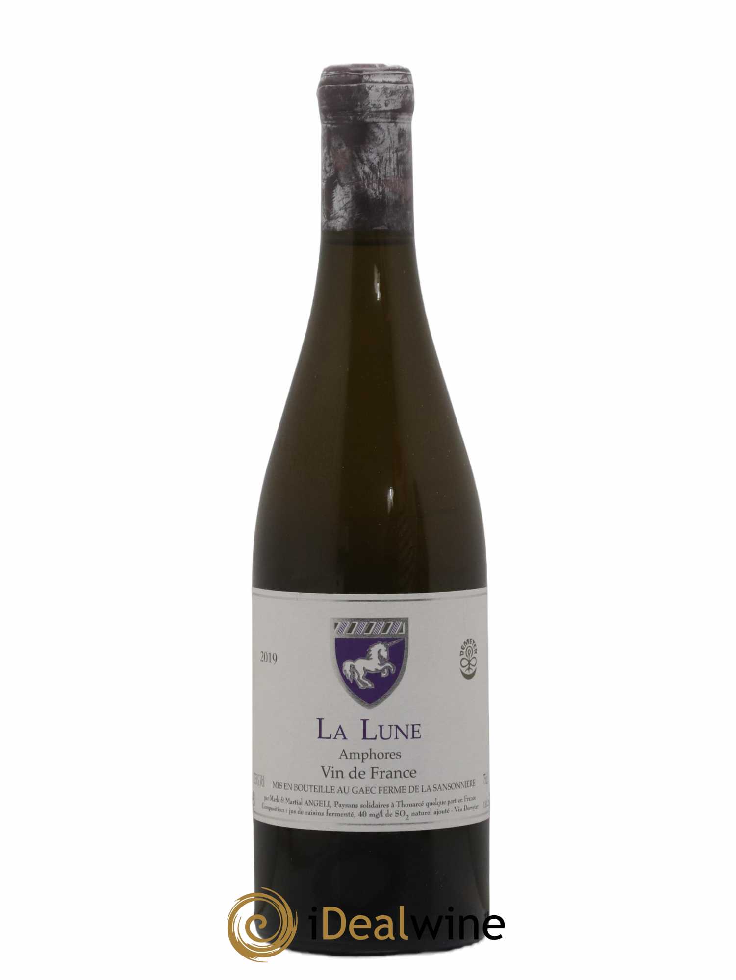Vin de France La Lune Amphores Mark Angeli (Domaine) - Ferme de la Sansonnière (sans prix de réserve) 2019 - Lot de 1 bouteille - 0