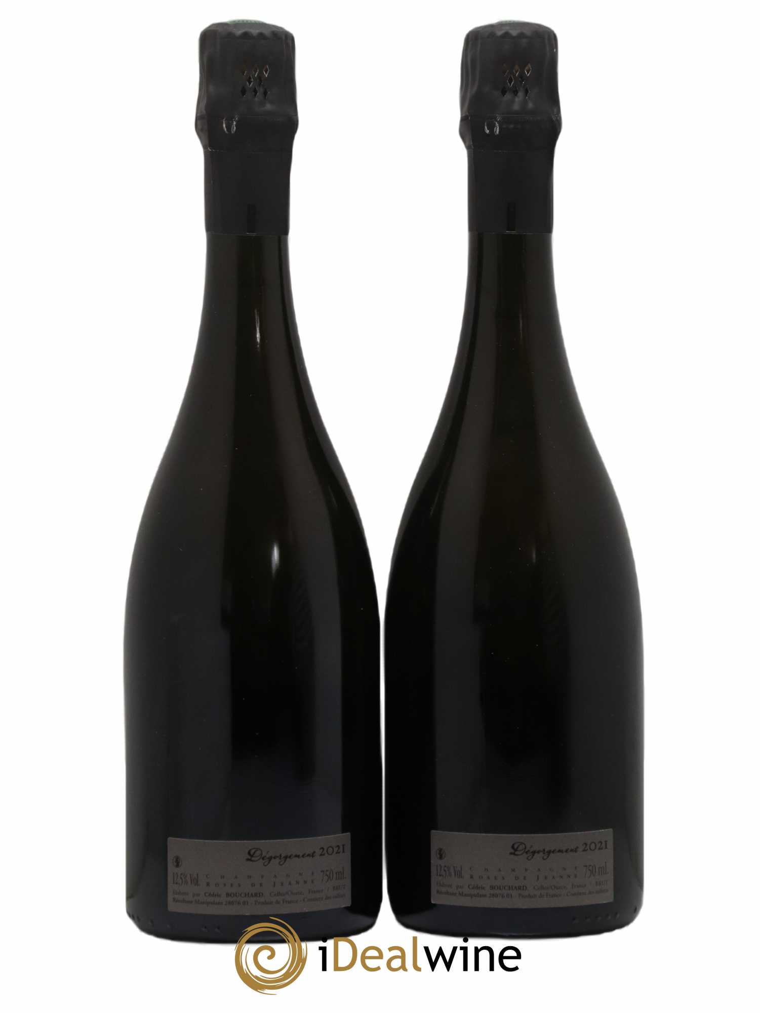 Roses de Jeanne Côte de Val Vilaine Blanc de Noirs Cédric Bouchard 2019 - Lot de 2 bouteilles - 1