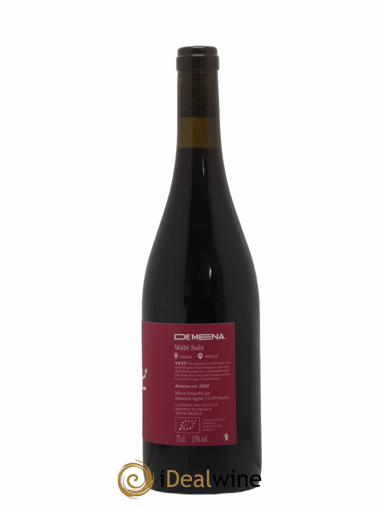 Vin de France Wabi Sabi De Mena 2020 - Lot of 1 bottle - 1