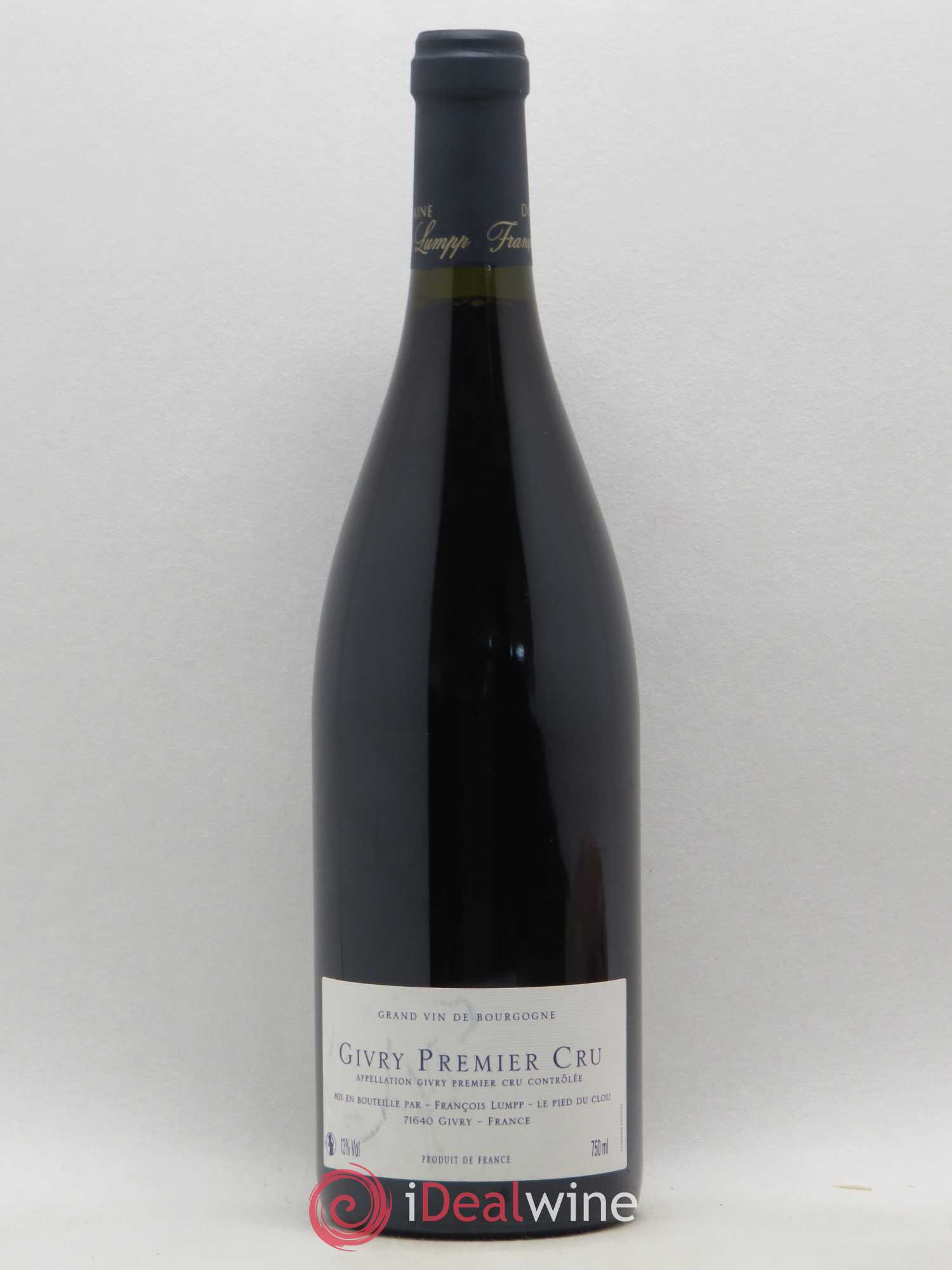 Givry 1er Cru A Vigne Rouge François Lumpp (Domaine) 2016 - Lot de 1 bouteille - 1