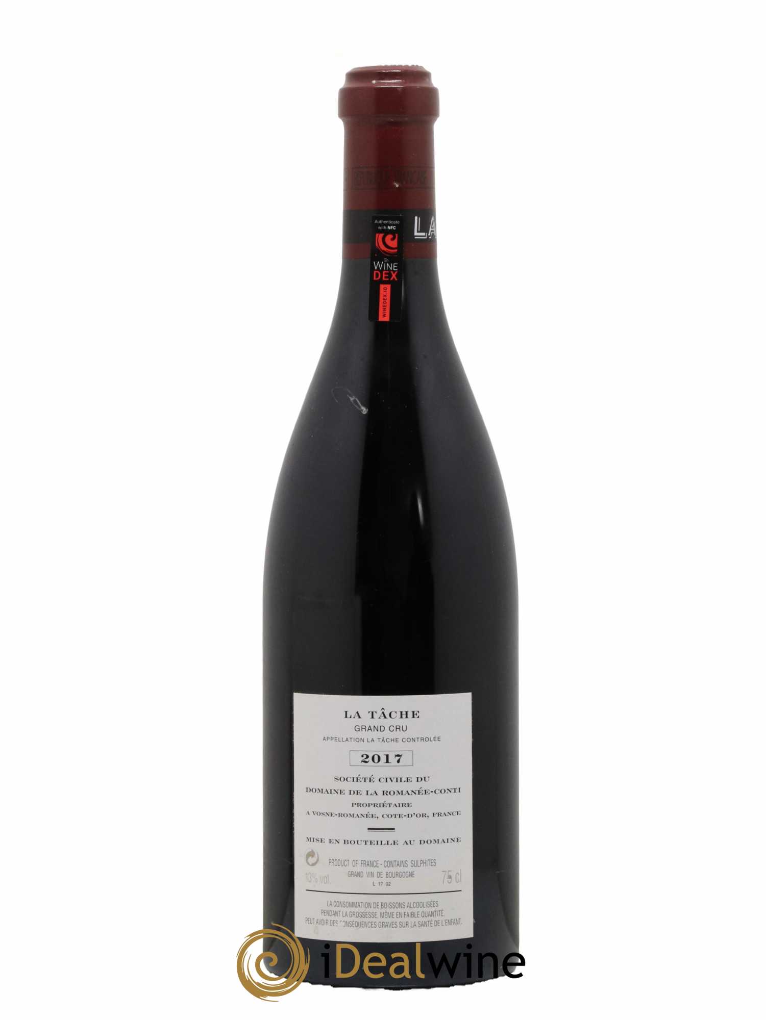 La Tâche Grand Cru Domaine de la Romanée-Conti 2017 - Posten von 1 Flasche - 1