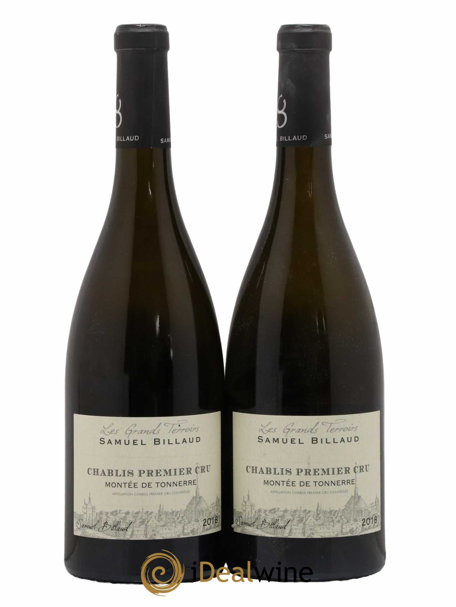 Chablis 1er Cru Montée de Tonnerre Samuel Billaud 2018 - Lot de 2 bouteilles - 0