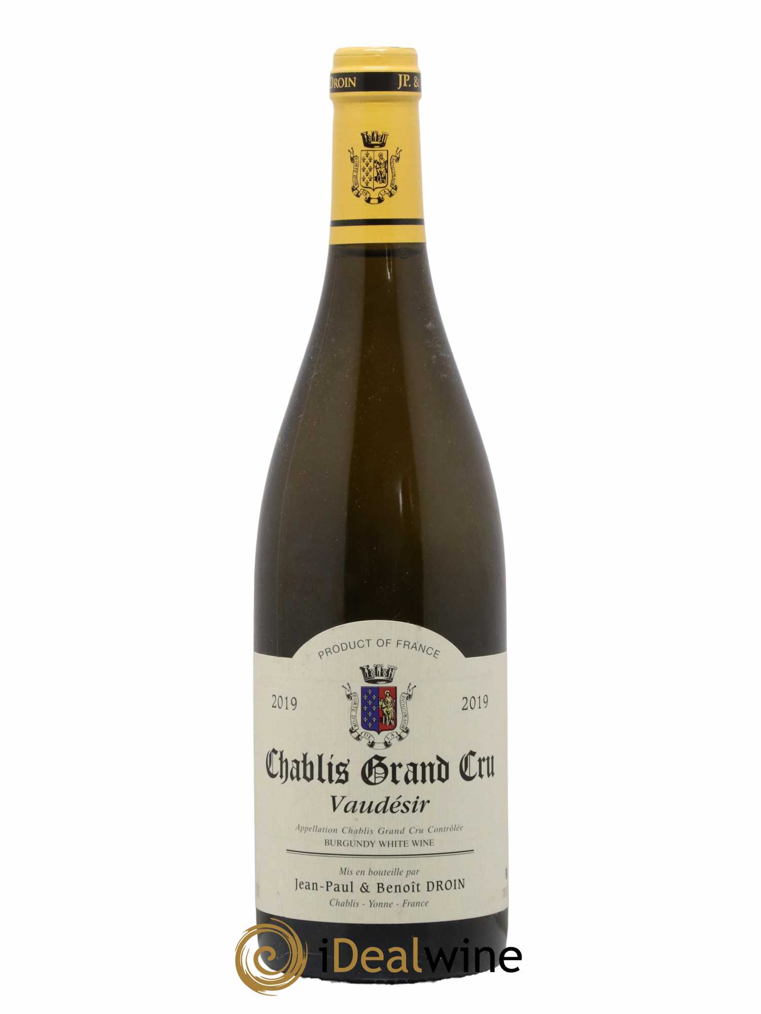 Chablis Grand Cru Vaudésir Jean-Paul & Benoît Droin (Domaine) 2019 - Lot de 1 bouteille - 0