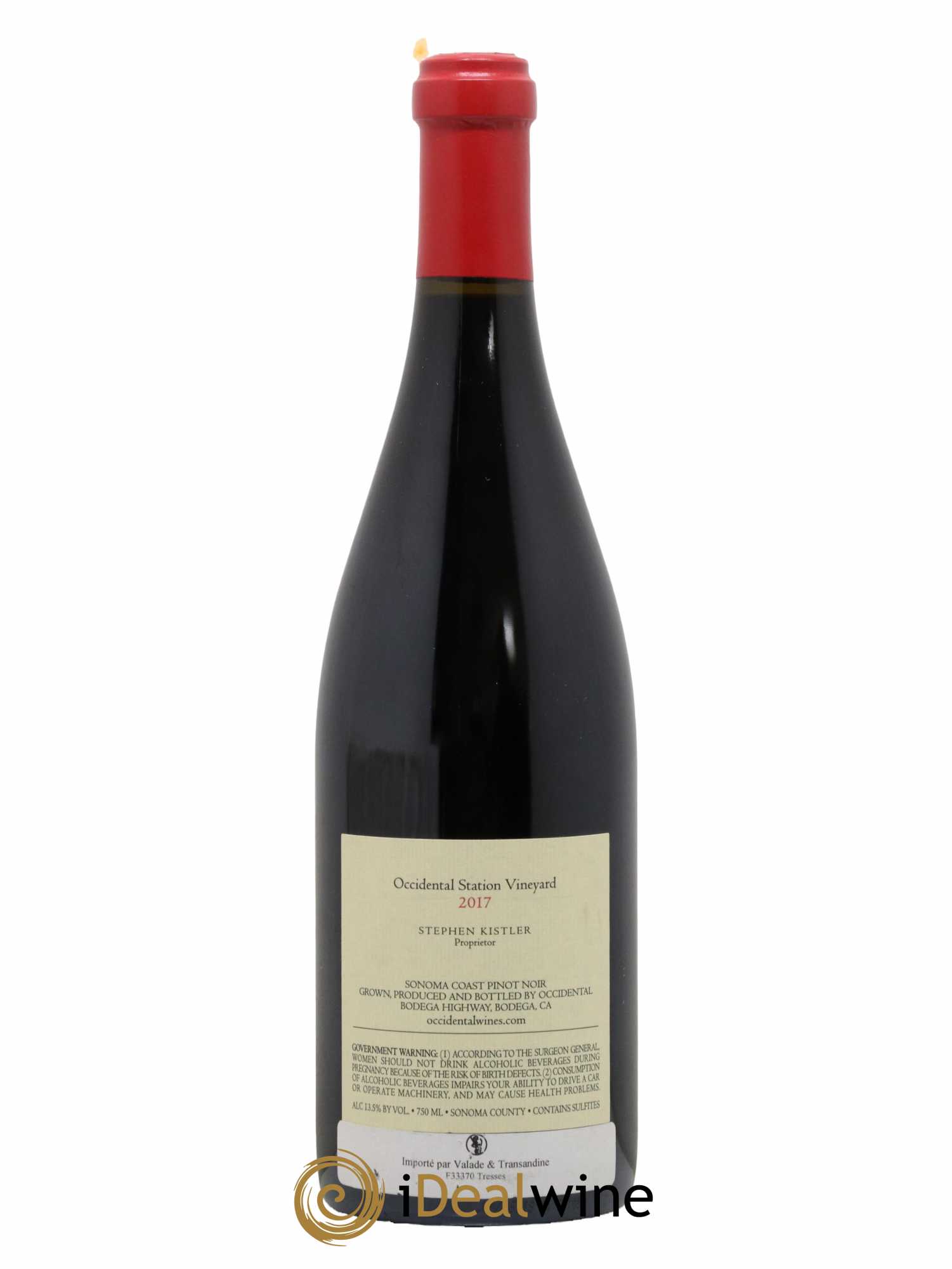USA Occidental Station Vineyard Kistler 2017 - Lot de 1 bouteille - 1