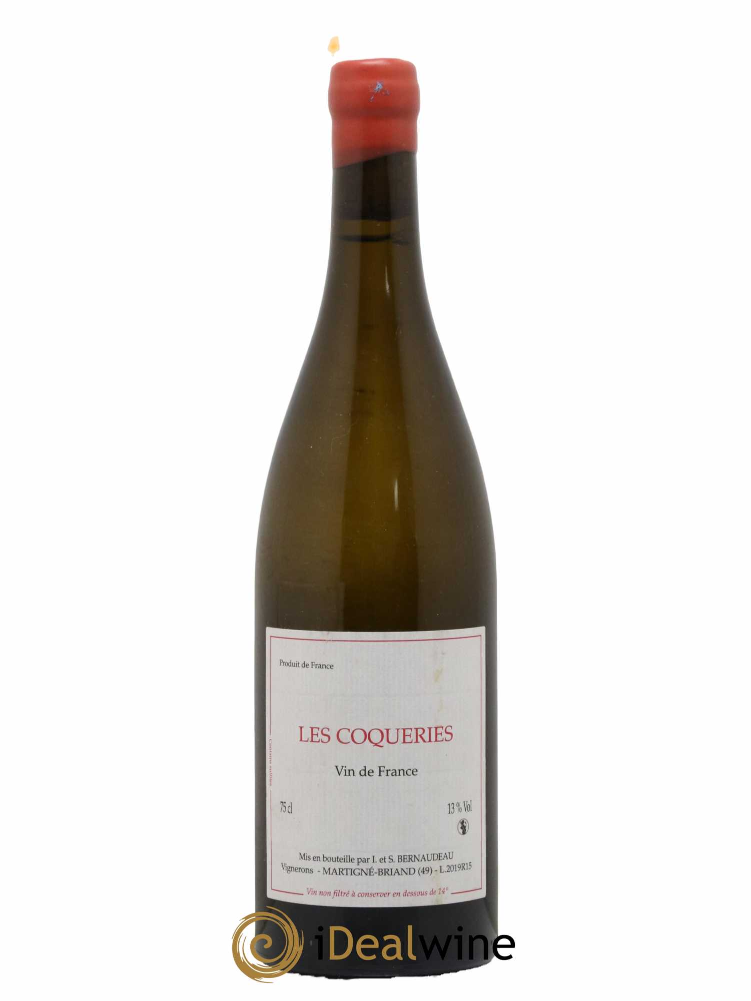 Vin de France Les Coqueries Stéphane Bernaudeau (Domaine) 2019 - Lot de 1 bouteille - 0