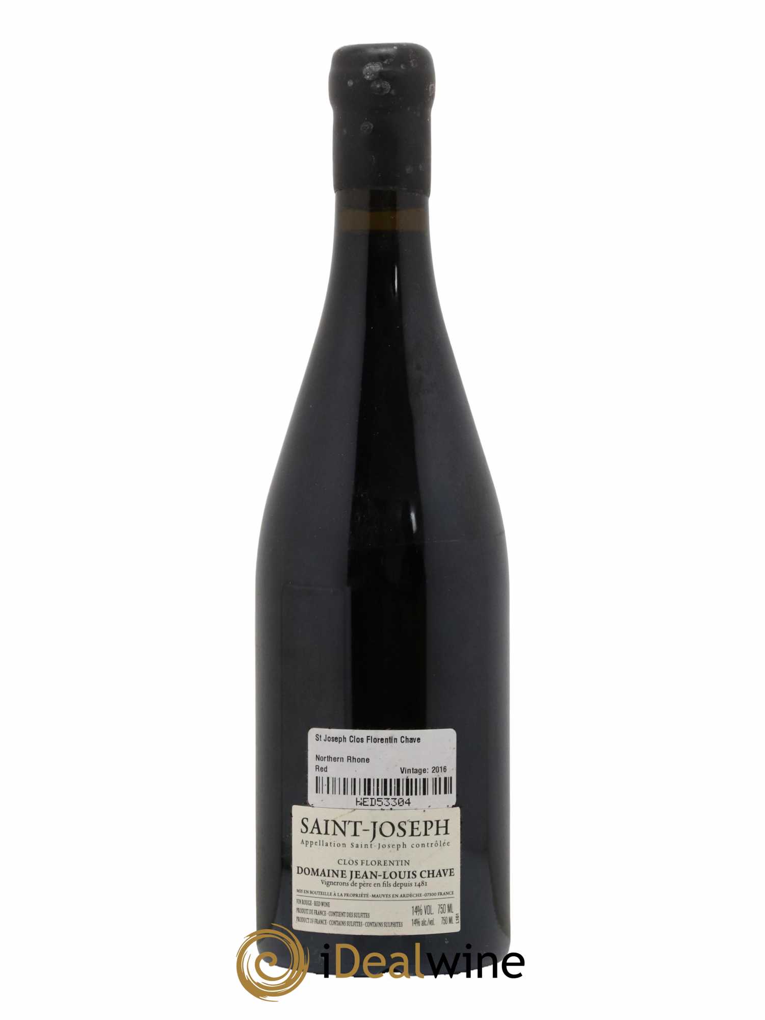 Saint-Joseph Clos Florentin Jean-Louis Chave 2018 - Lot de 1 bouteille - 1