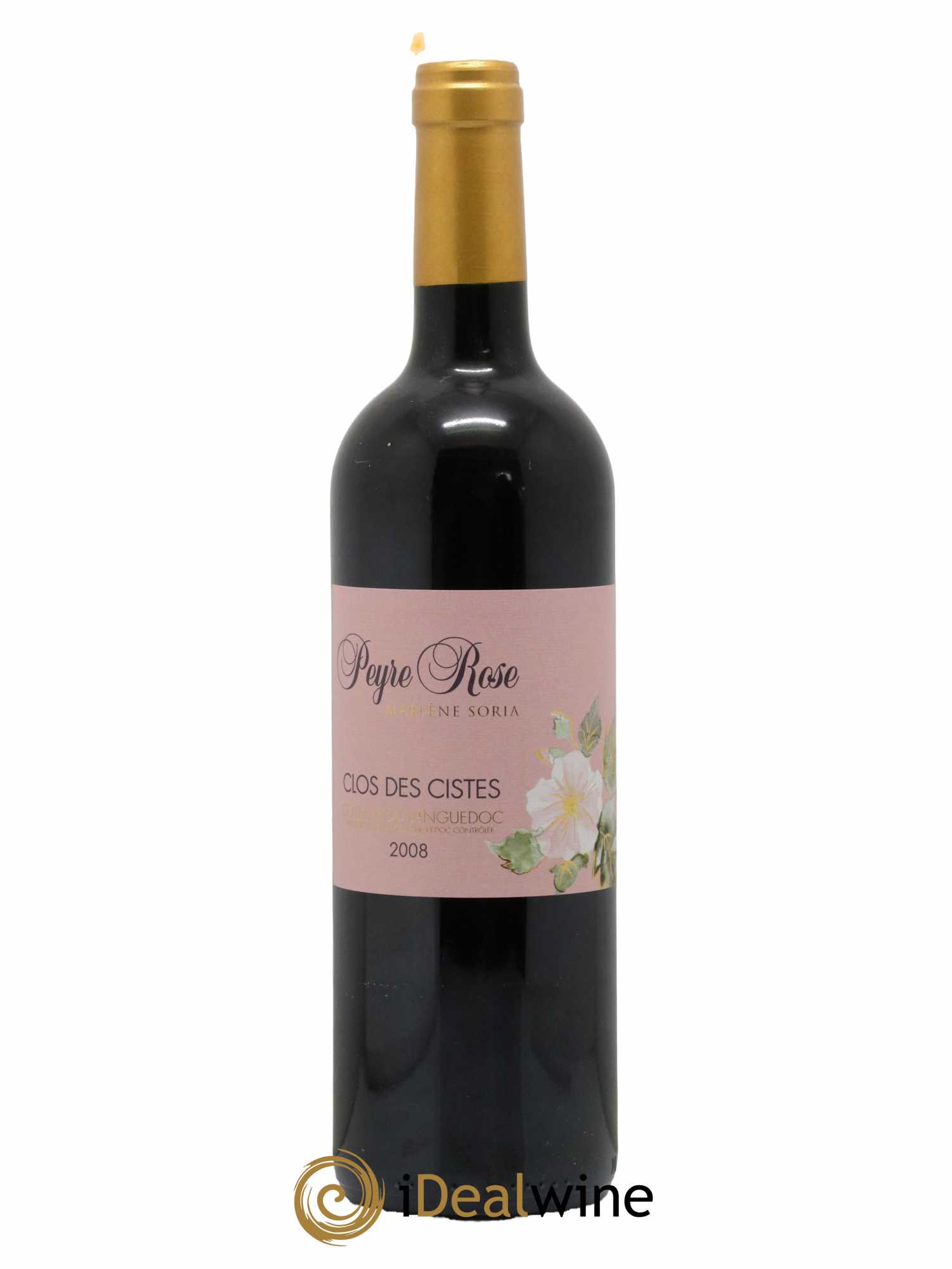 Vin de France (anciennement Coteaux du Languedoc) Domaine Peyre Rose Les Cistes Marlène Soria 2008 - Lot de 1 bouteille - 0
