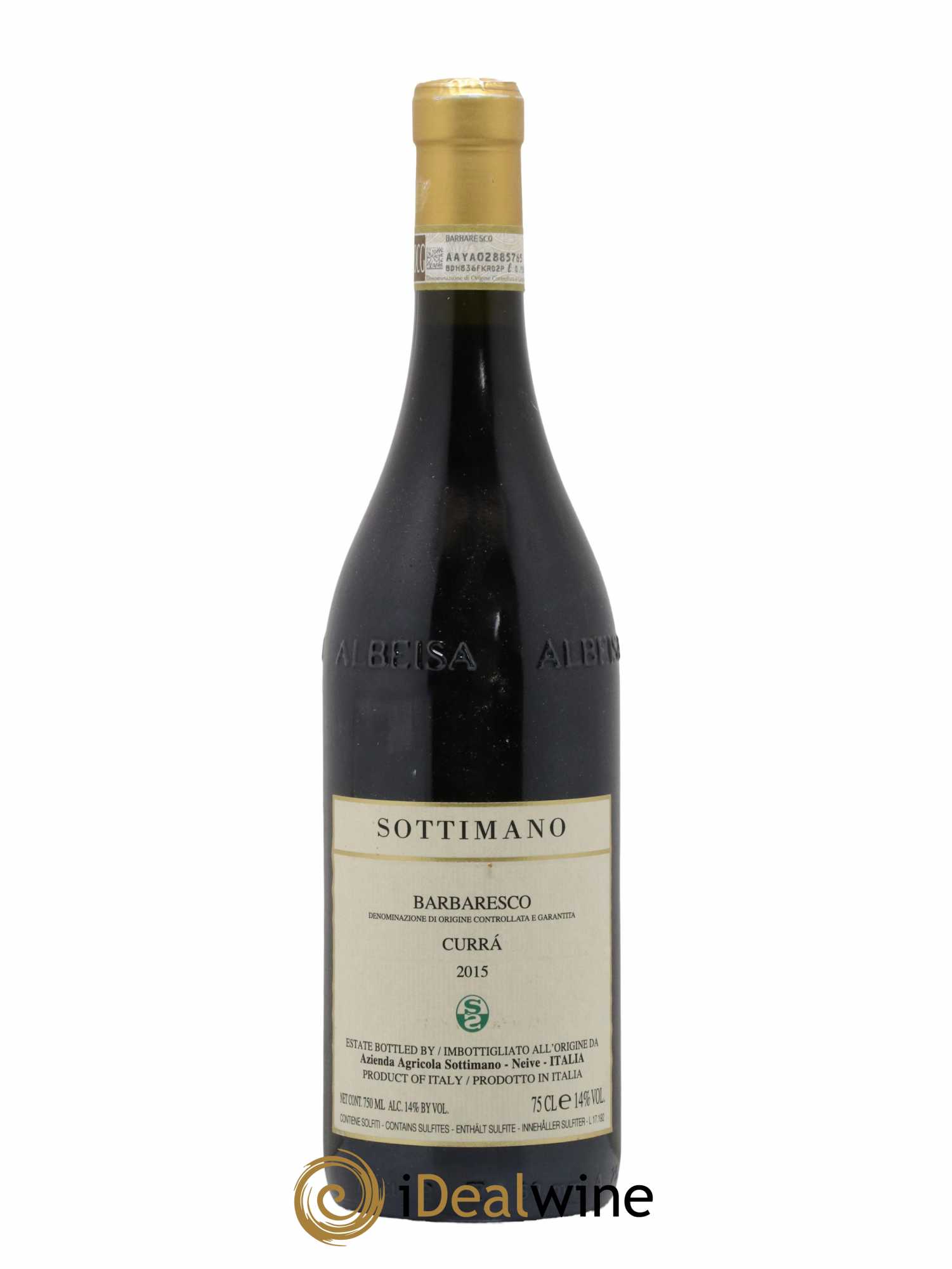 Barbaresco DOCG Currà Sottimano 2015 - Lot de 1 bouteille - 0