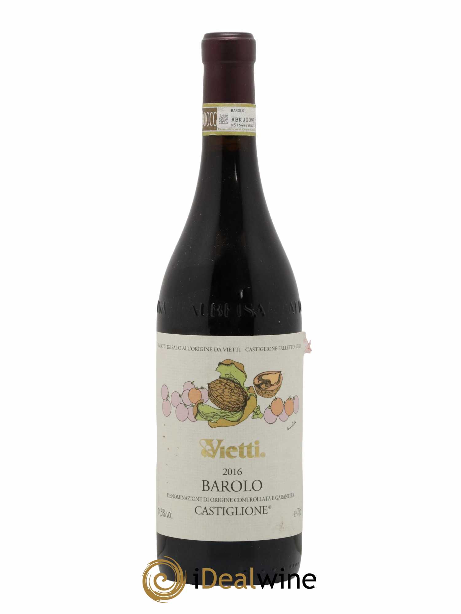 Barolo DOCG Castiglione Vietti 2016 - Lot de 1 bouteille - 0