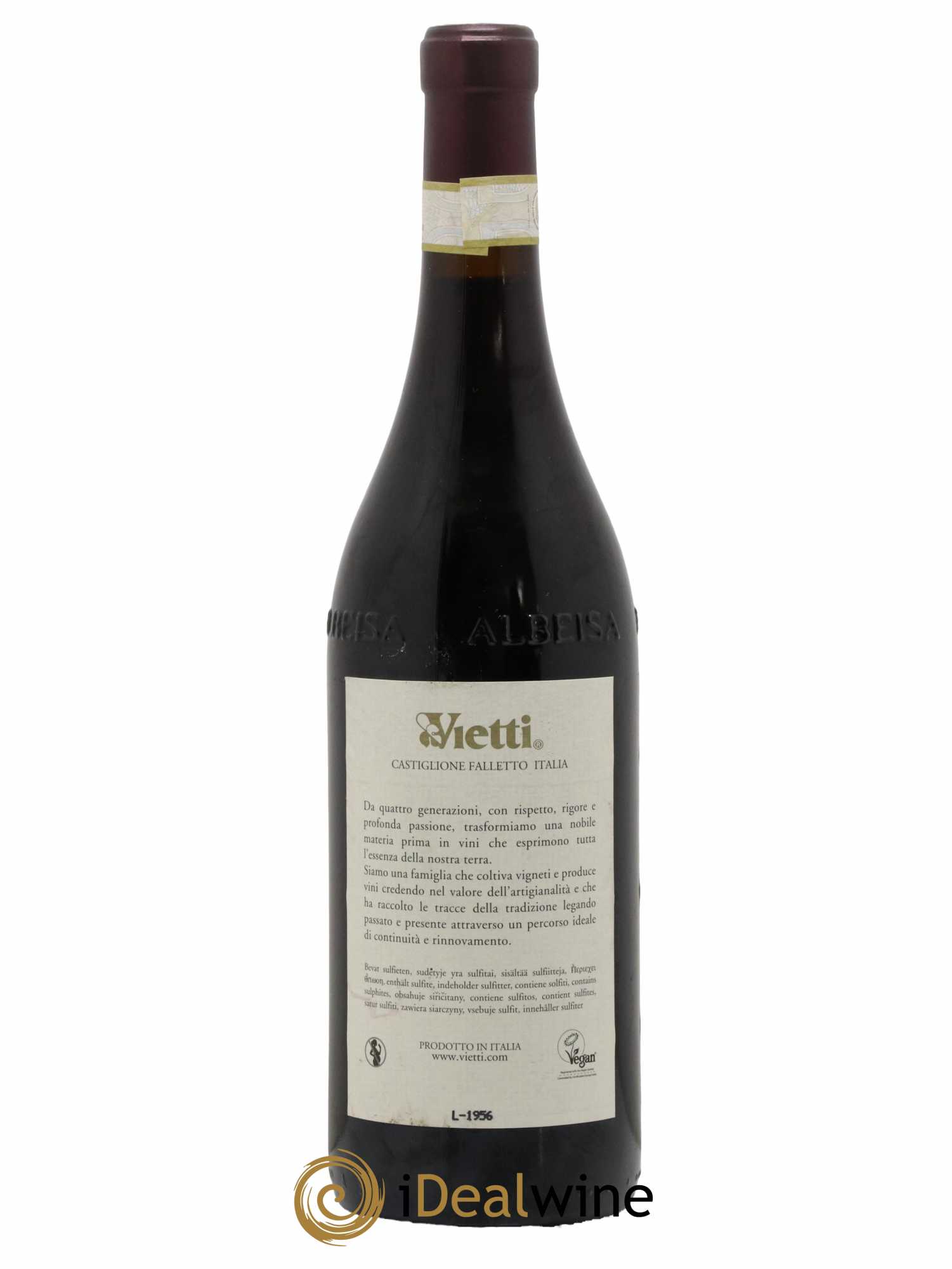 Barolo DOCG Ravera Vietti 2016 - Posten von 1 Flasche - 1