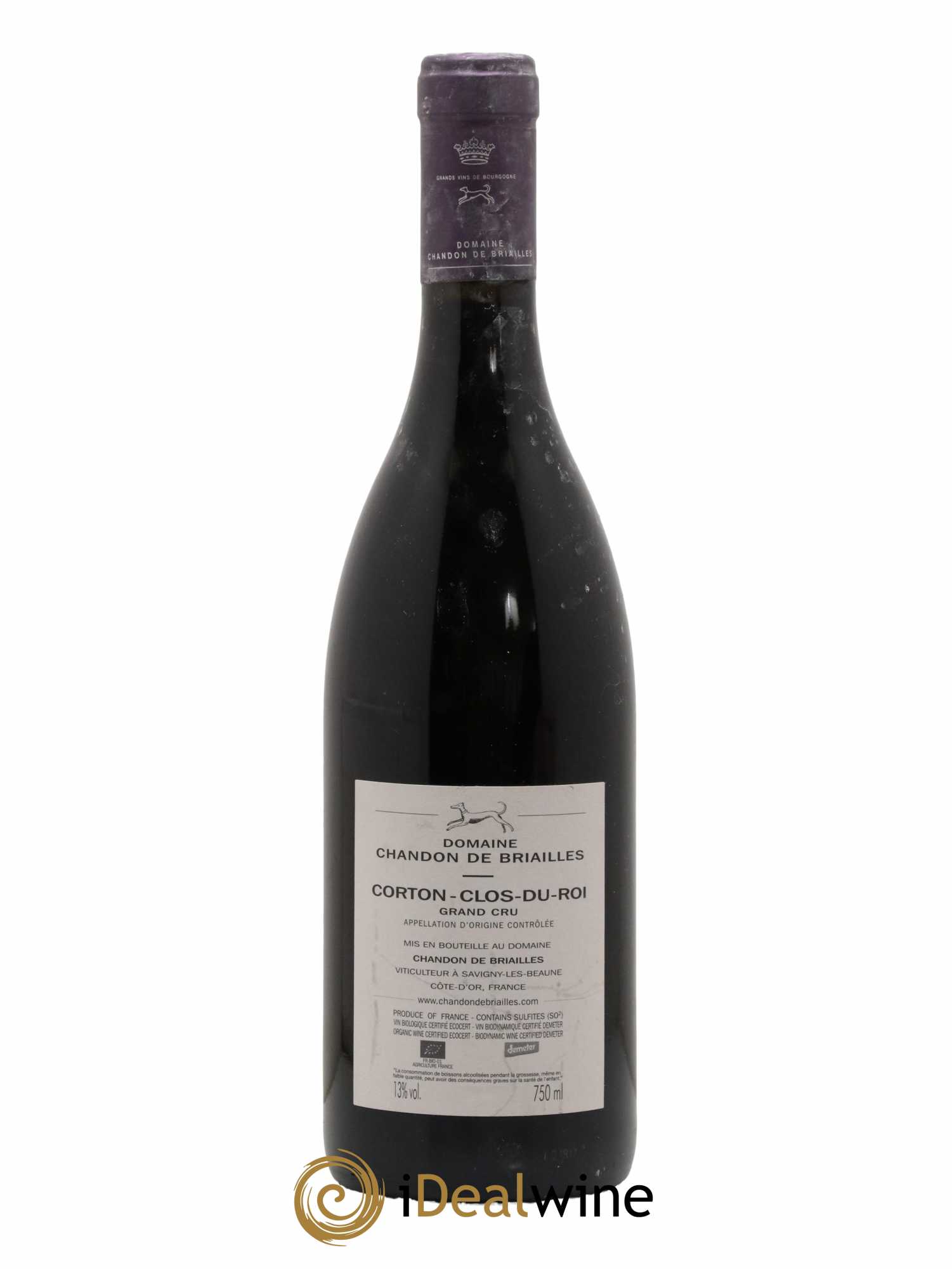 Corton Grand Cru Clos du Roi Chandon de Briailles 2017 - Lot de 1 bouteille - 1