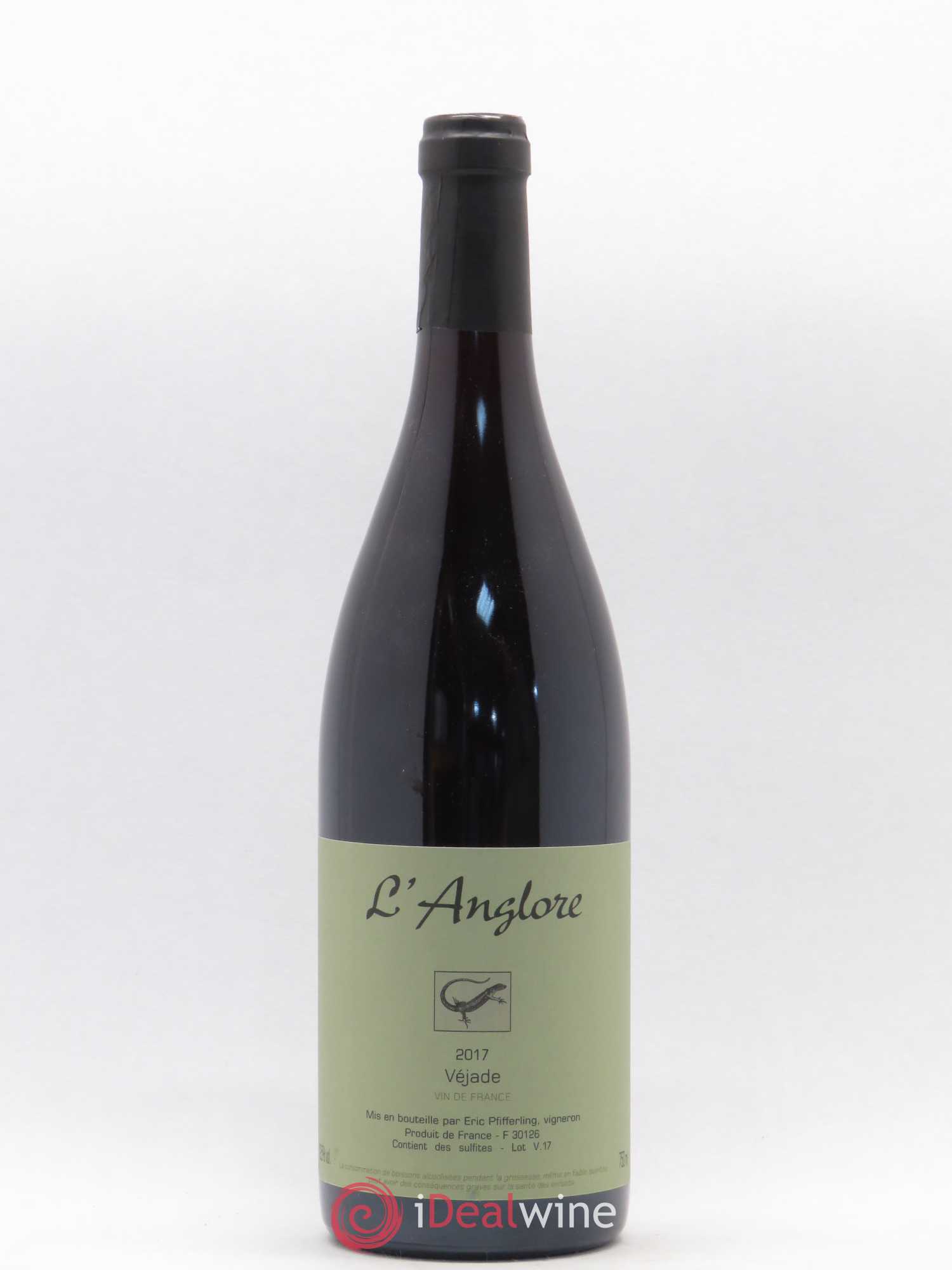 Vin de France Véjade L'Anglore 2017 - Lot de 1 bouteille - 0