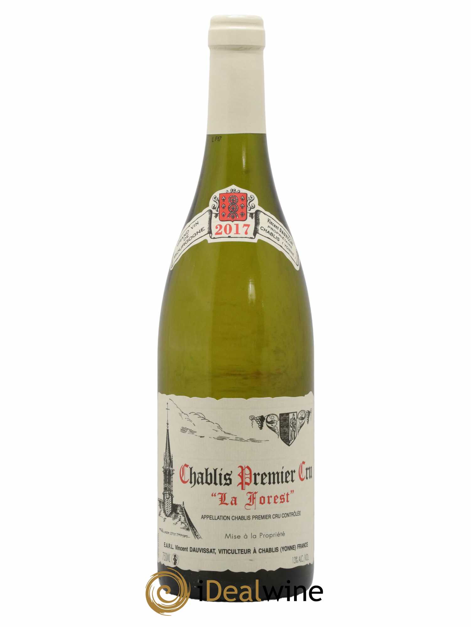 Chablis 1er Cru La Forest Vincent Dauvissat (Domaine) 2017 - Lot de 1 bouteille - 0