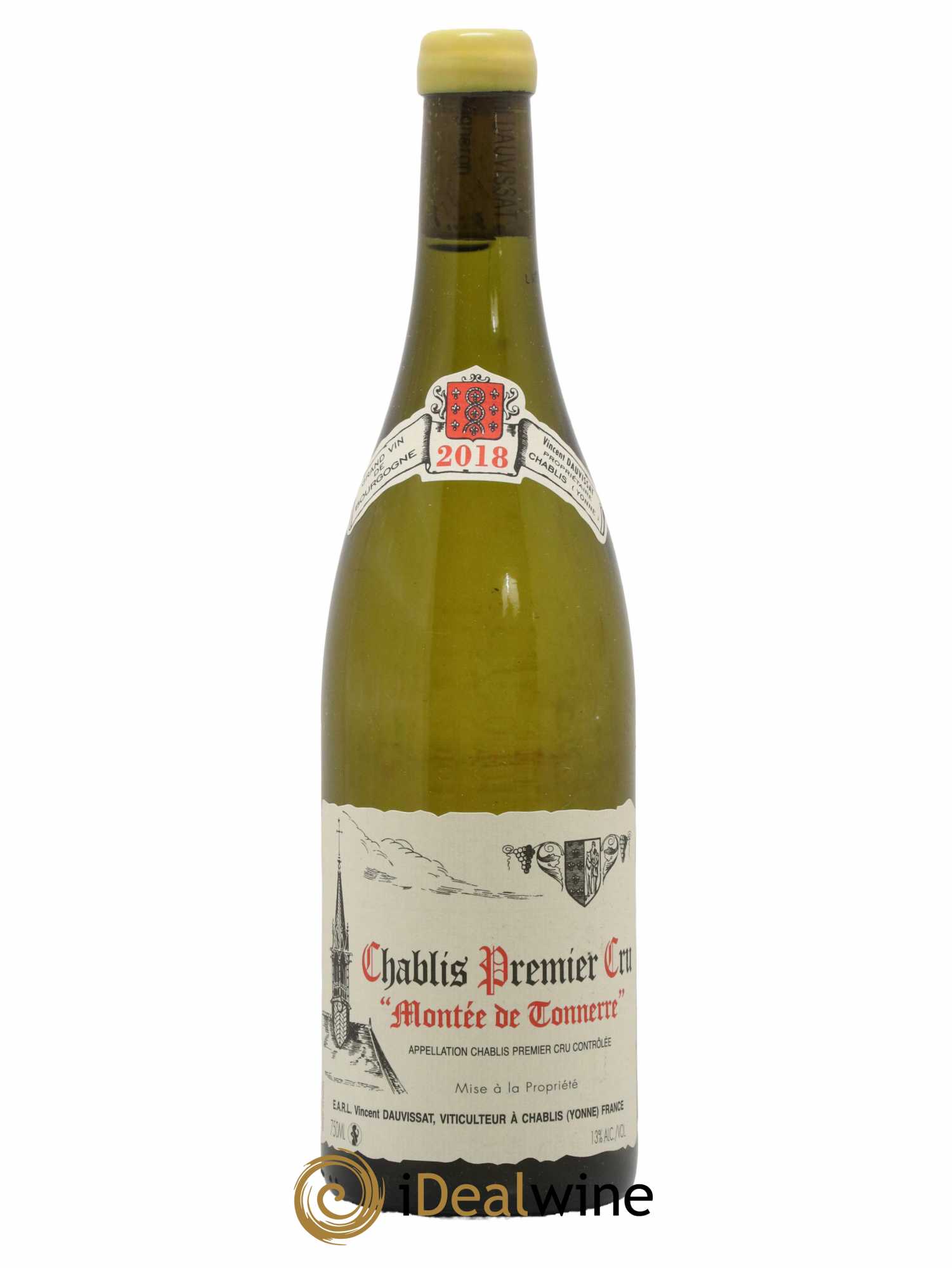Chablis 1er Cru Montée de Tonnerre Vincent Dauvissat (Domaine) 2018 - Lot de 1 bouteille - 0
