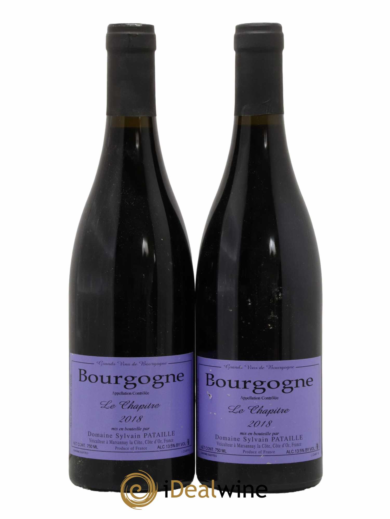 Bourgogne Le Chapitre Sylvain Pataille (Domaine) 2018 - Lot de 2 bouteilles - 0