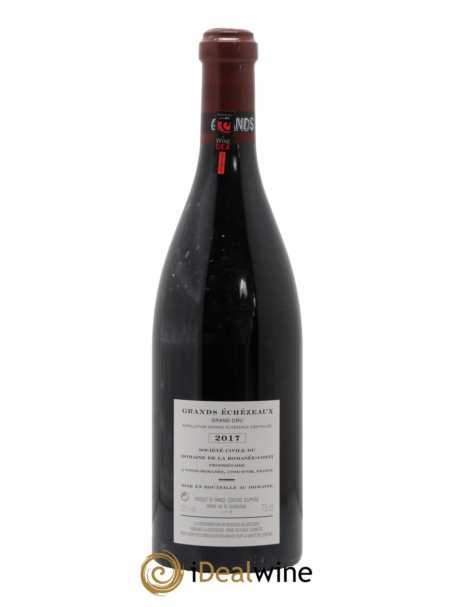Grands-Echezeaux Grand Cru Domaine de la Romanée-Conti 2017 - Lot de 1 bouteille - 1