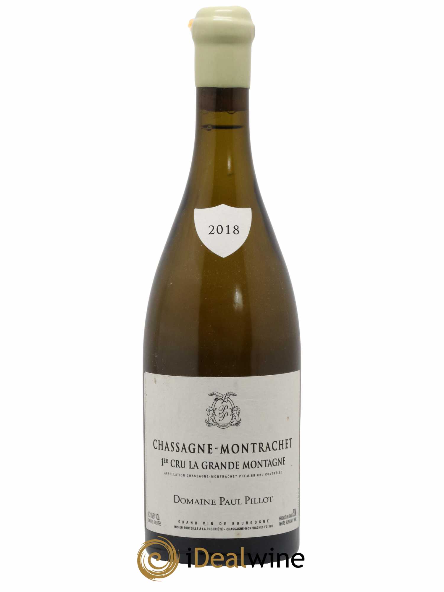 Chassagne-Montrachet 1er Cru La Grande Montagne Paul Pillot (Domaine) 2018 - Lot de 1 bouteille - 0