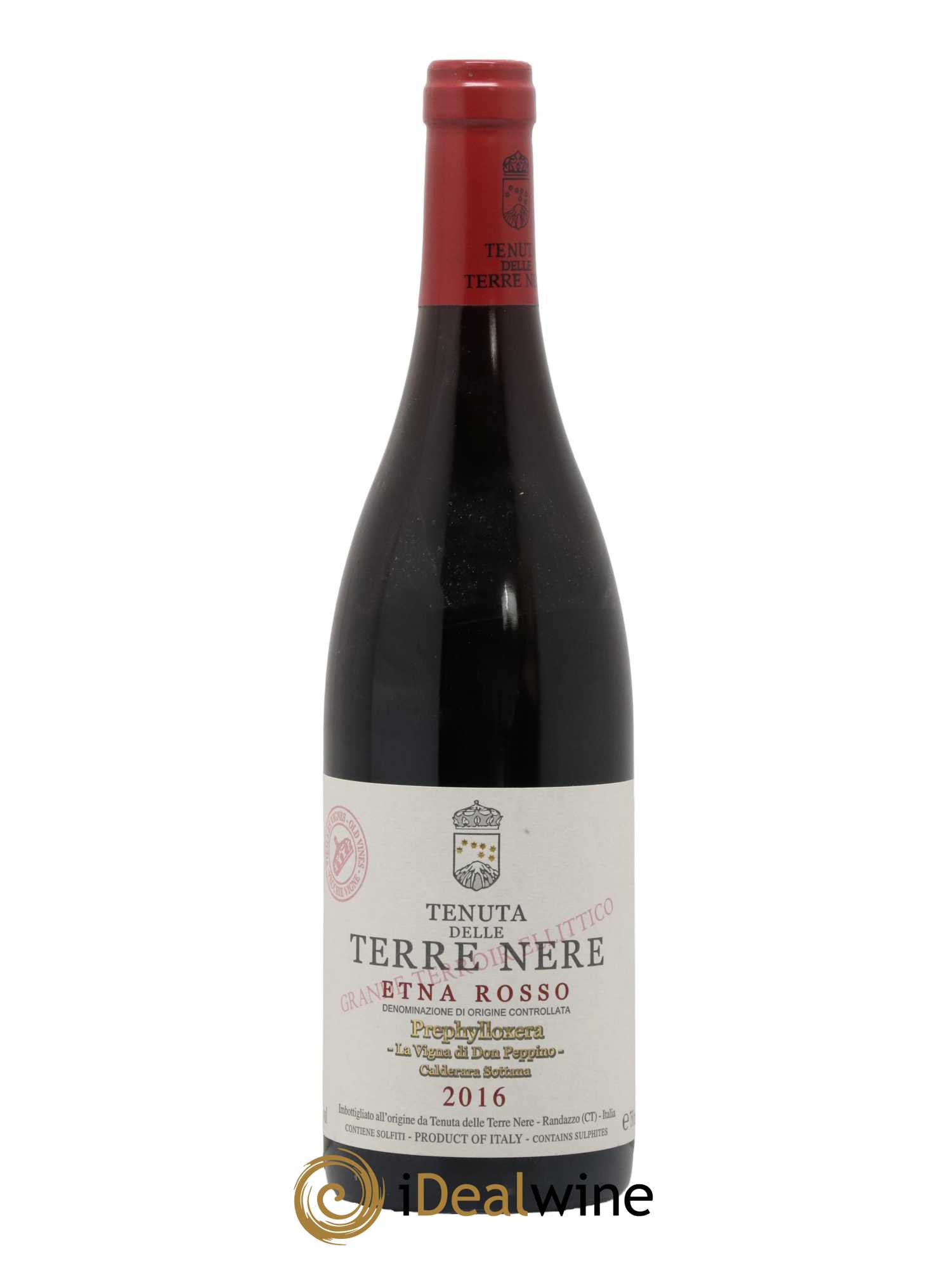 Etna Rosso DOC Prephylloxera La Vigna di Don Peppino Tenuta delle Terre Nere La Vigna di Don Peppino Vieilles Vignes 2016 - Lot de 1 bouteille - 0