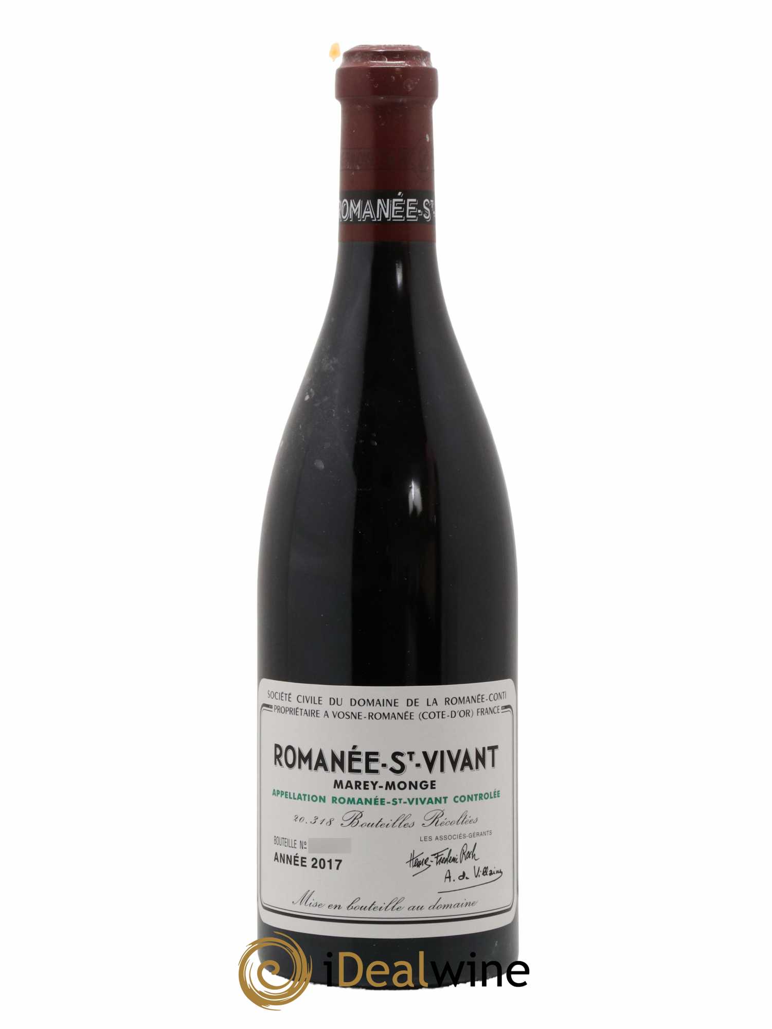 Romanée-Saint-Vivant Grand Cru Domaine de la Romanée-Conti 2017 - Lot de 1 bouteille - 0