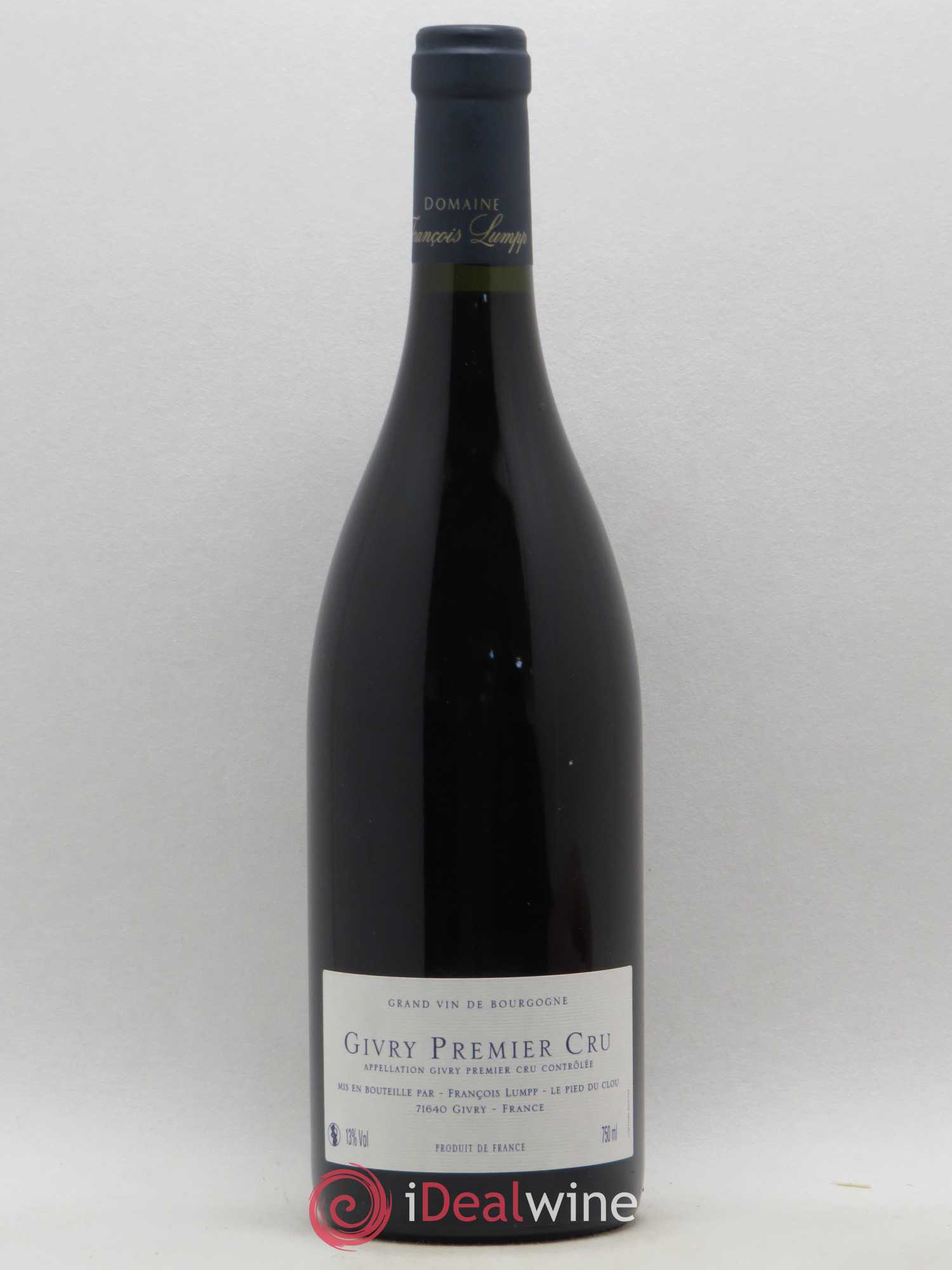 Givry 1er Cru Le Pied du Clou François Lumpp (Domaine) 2017 - Lotto di 1 bottiglia - 1