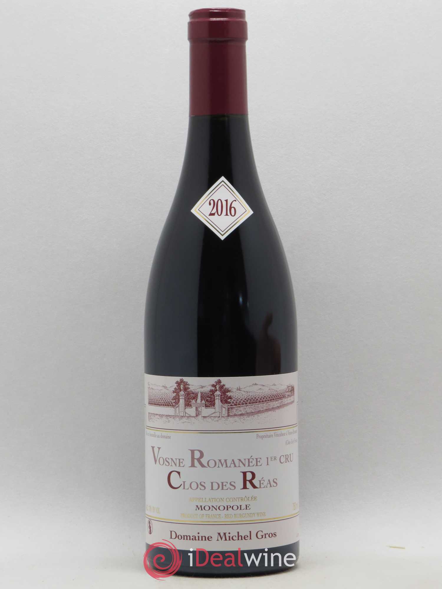 Vosne-Romanée 1er Cru Clos Des Réas Michel Gros 2016 - Posten von 1 Flasche - 0