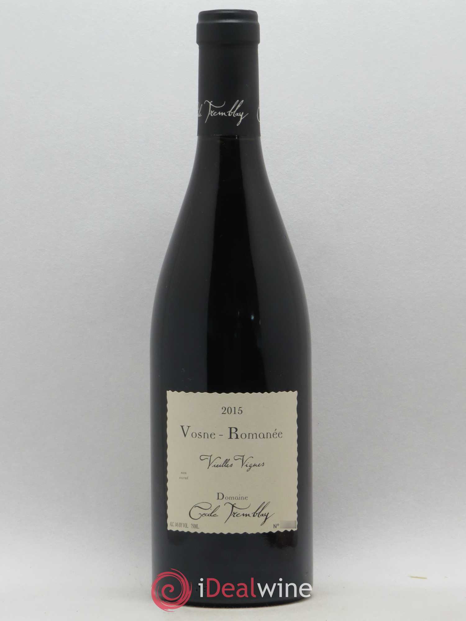 Vosne-Romanée Vieilles Vignes Cécile Tremblay 2015 - Lot de 1 bouteille - 0