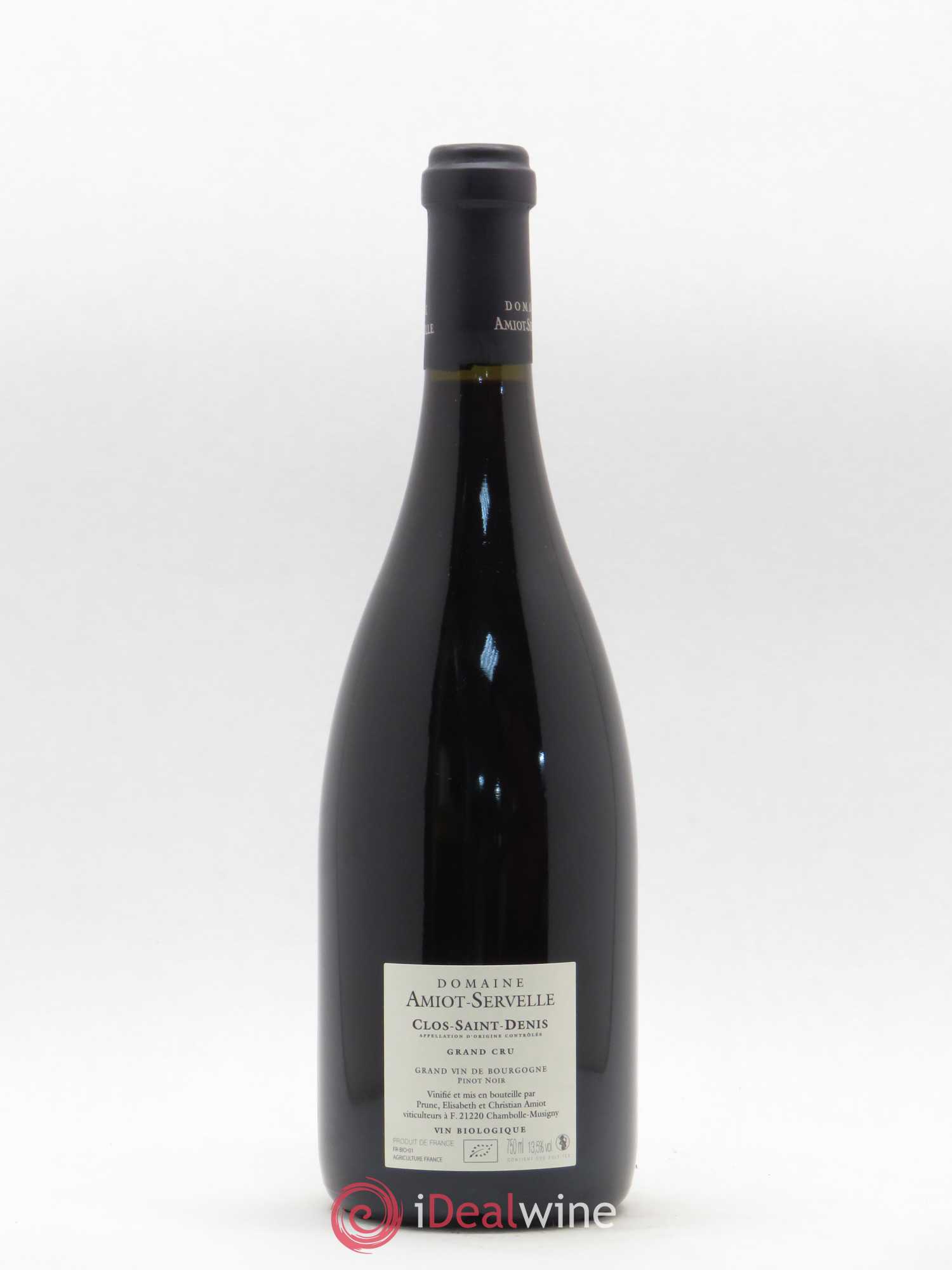 Clos Saint-Denis Grand Cru Amiot-Servelle 2015 - Lot de 1 bouteille - 1