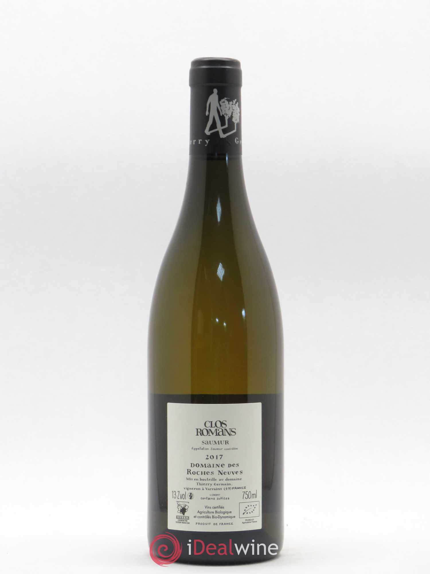 Saumur Clos Romans Domaine des Roches Neuves - Thierry Germain  (sans prix de réserve) 2017 - Lot de 1 bouteille - 1
