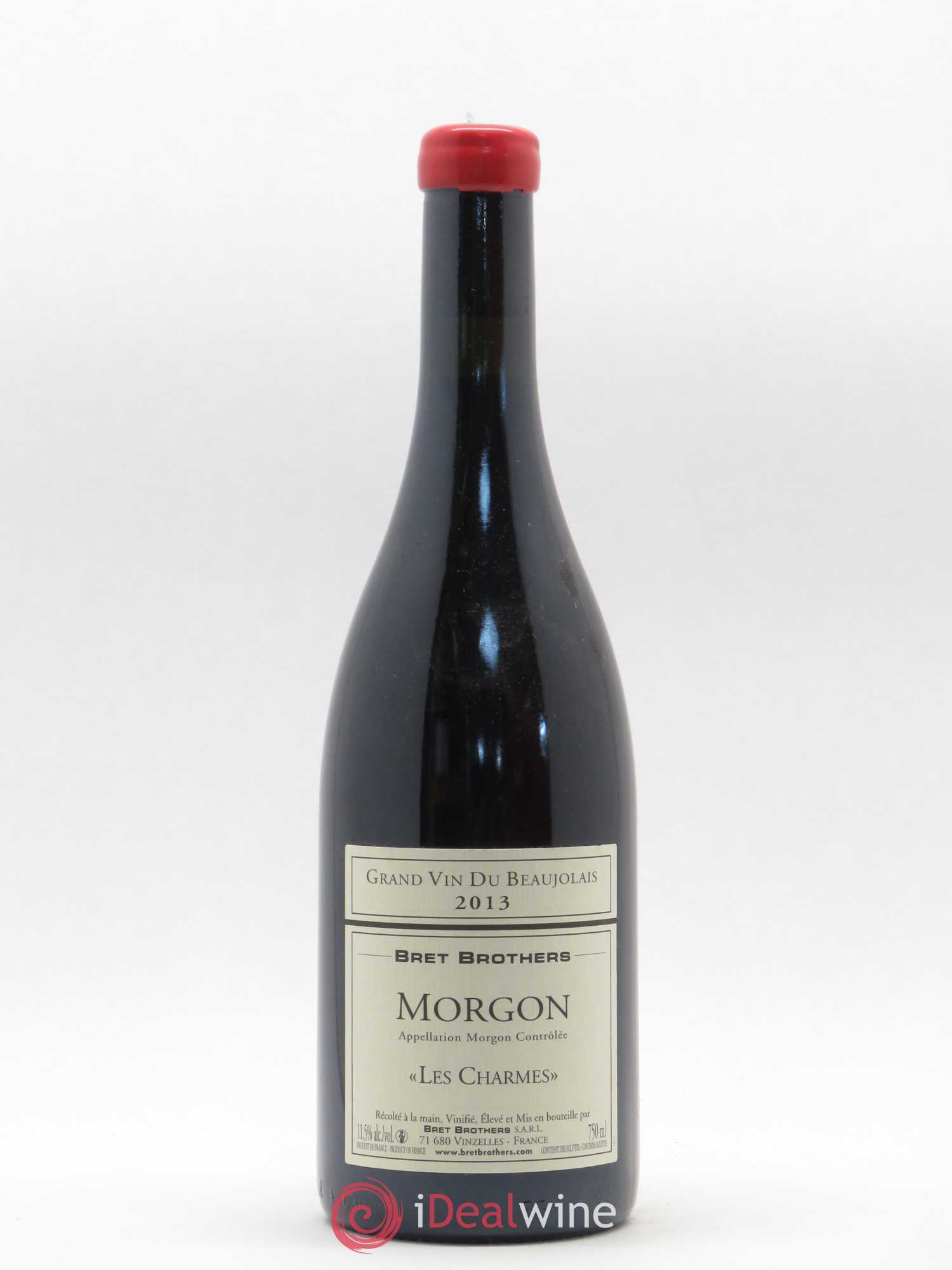 Morgon Les Charmes Brets Brothers (sans prix de réserve) 2013 - Posten von 1 Flasche - 0
