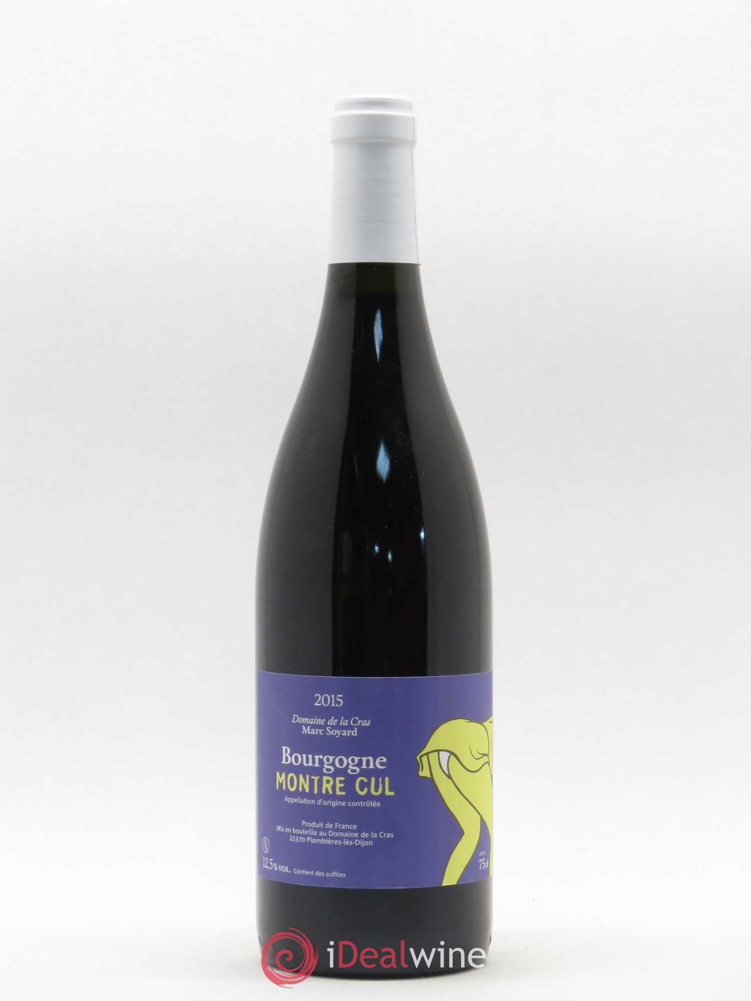 Bourgogne Montre-Cul Domaine de la Cras Marc Soyard 2015 - Posten von 1 Flasche - 0