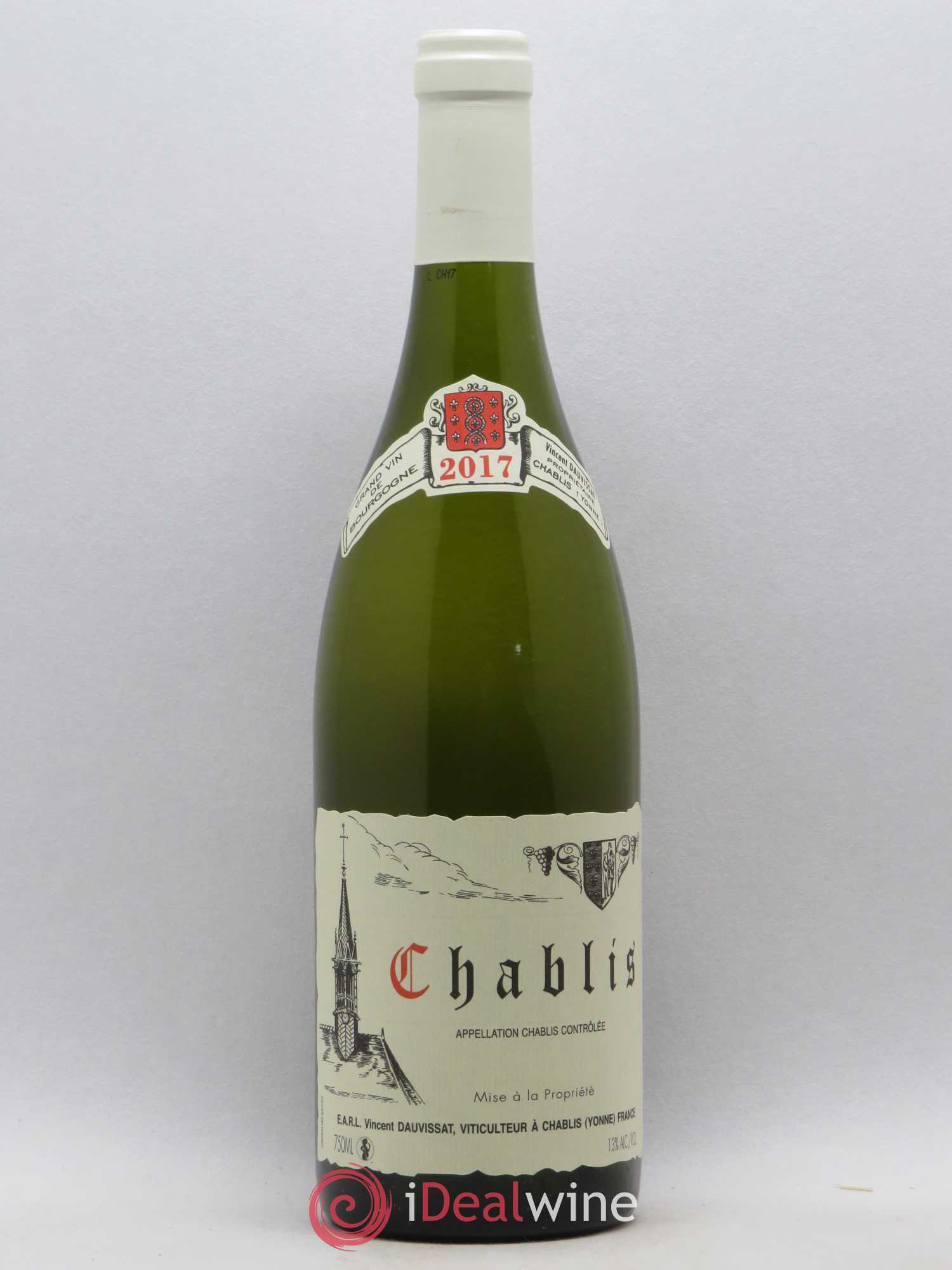 Chablis Vincent Dauvissat (Domaine) (sans prix de réserve) 2017 - Lot de 1 bouteille - 0