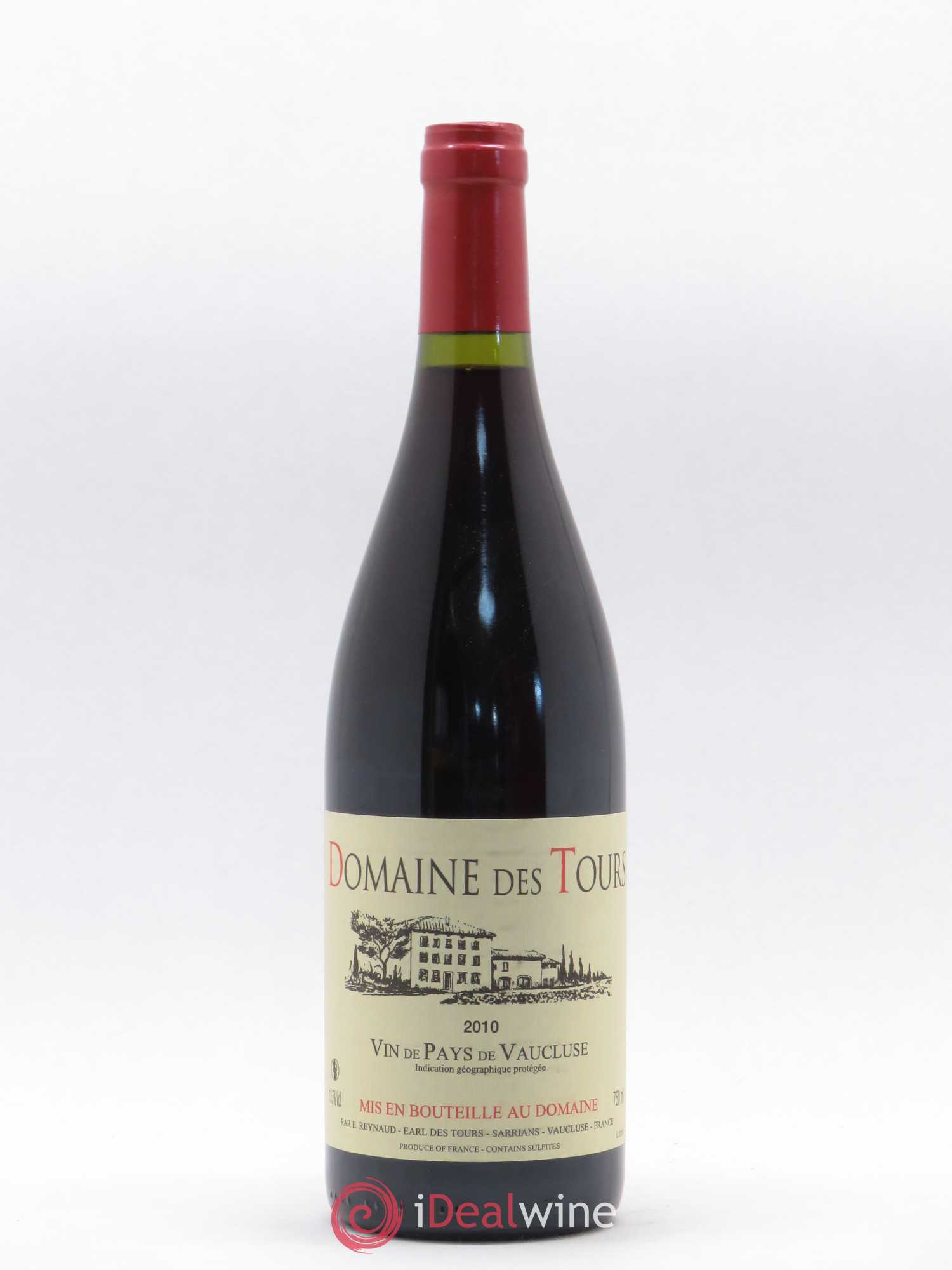 Vaucluse (Vin de Pays de Vaucluse) Domaine des Tours Emmanuel Reynaud 2010 - Lot de 1 bouteille - 0