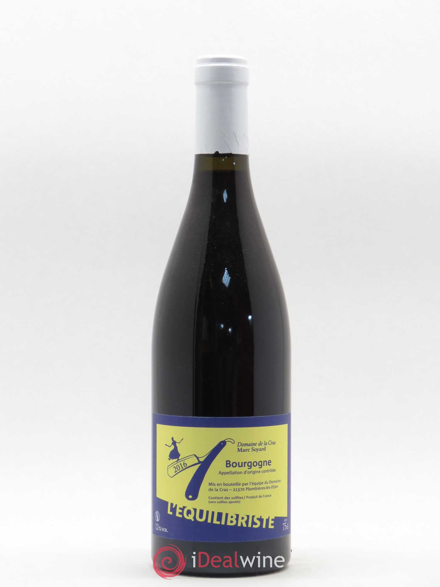 Bourgogne L'Equilibriste Domaine de la Cras Marc Soyard 2016 - Posten von 1 Flasche - 0