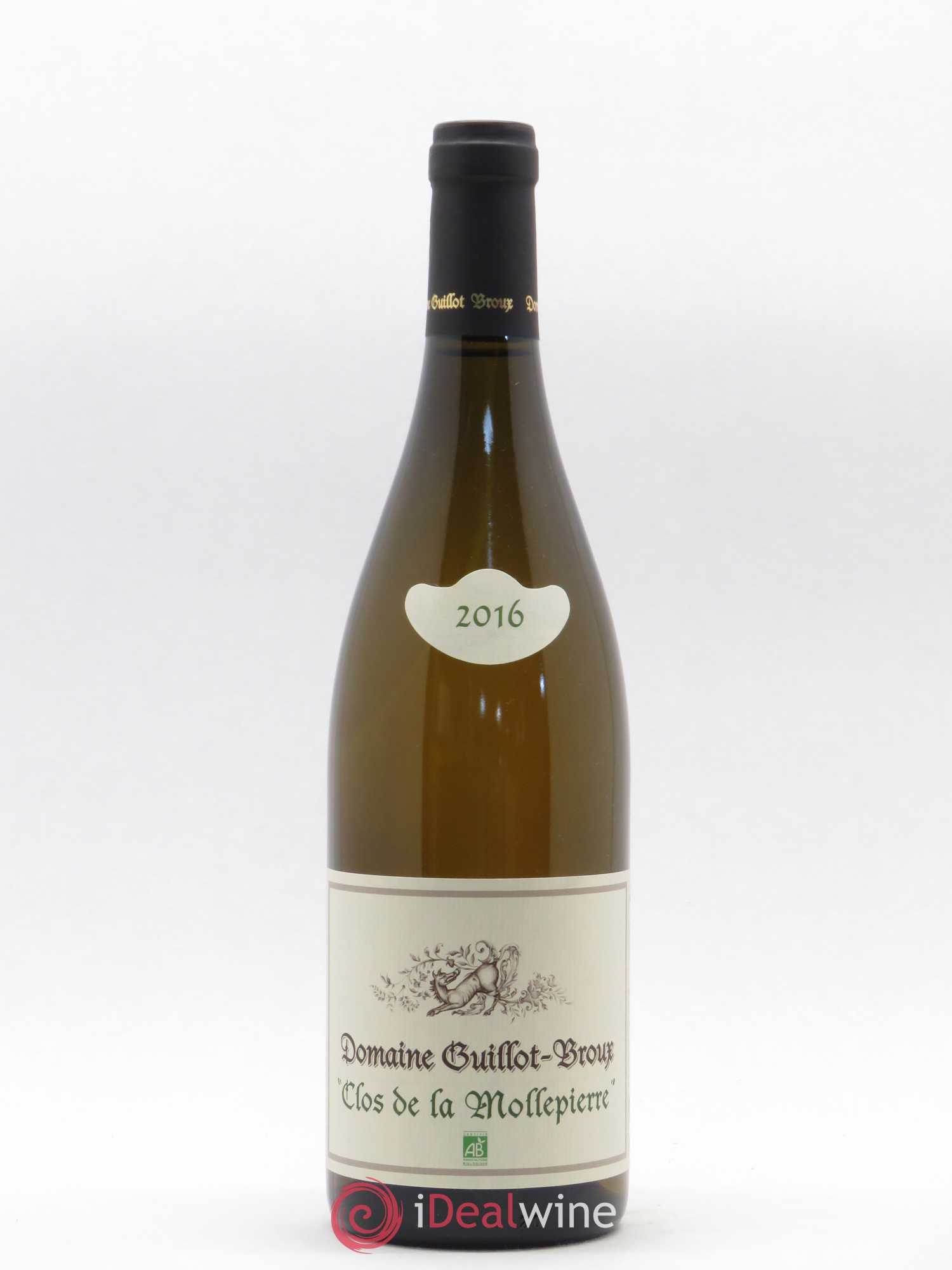 Mâcon-Cruzille Clos De La Mollepierre Guillot-Broux (Domaine) (sans prix de réserve) 2016 - Lot de 1 bouteille - 0