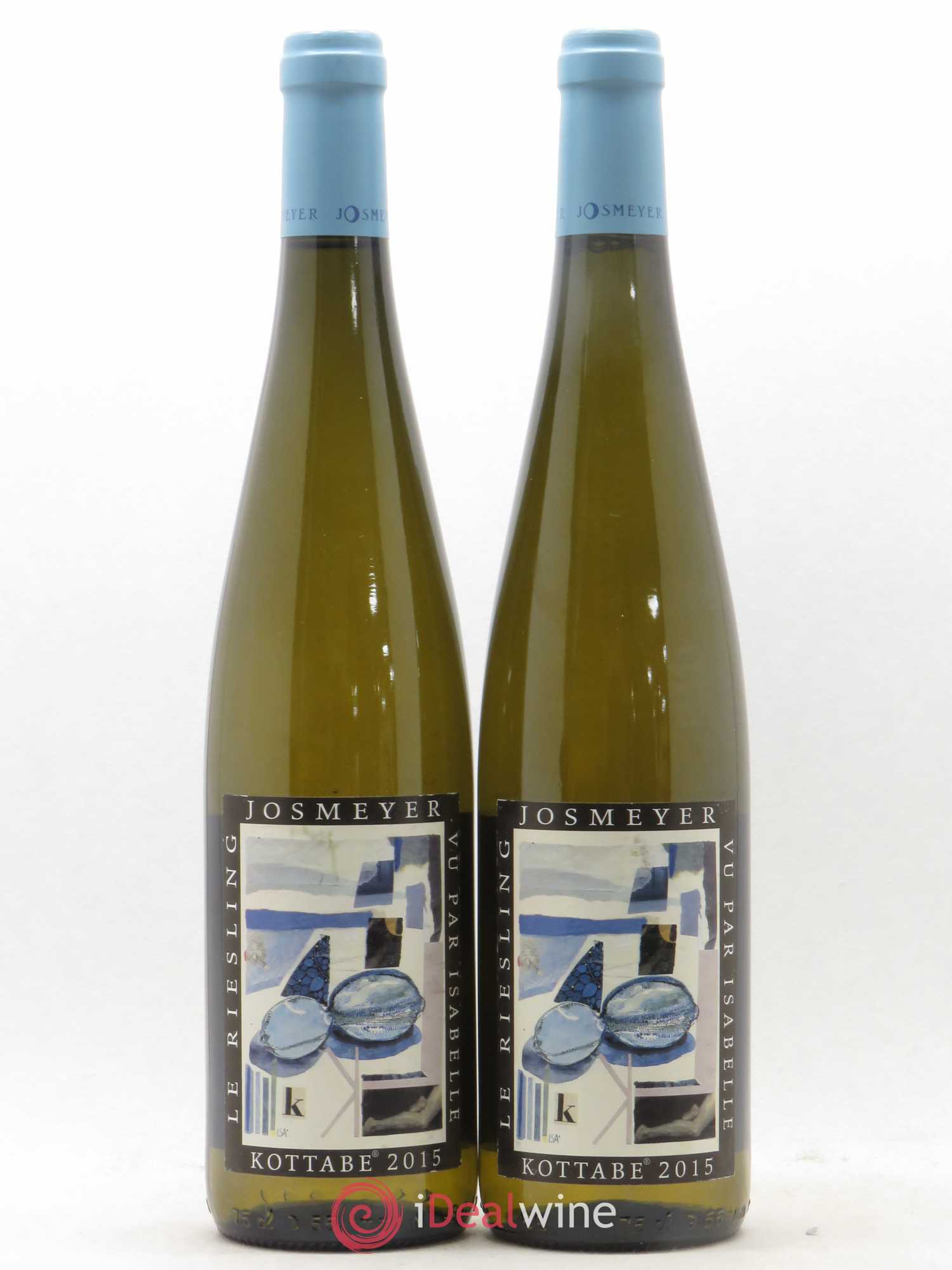 Alsace Riesling Le Kottabe Josmeyer (Domaine) 2015 - Lot de 2 bouteilles - 0