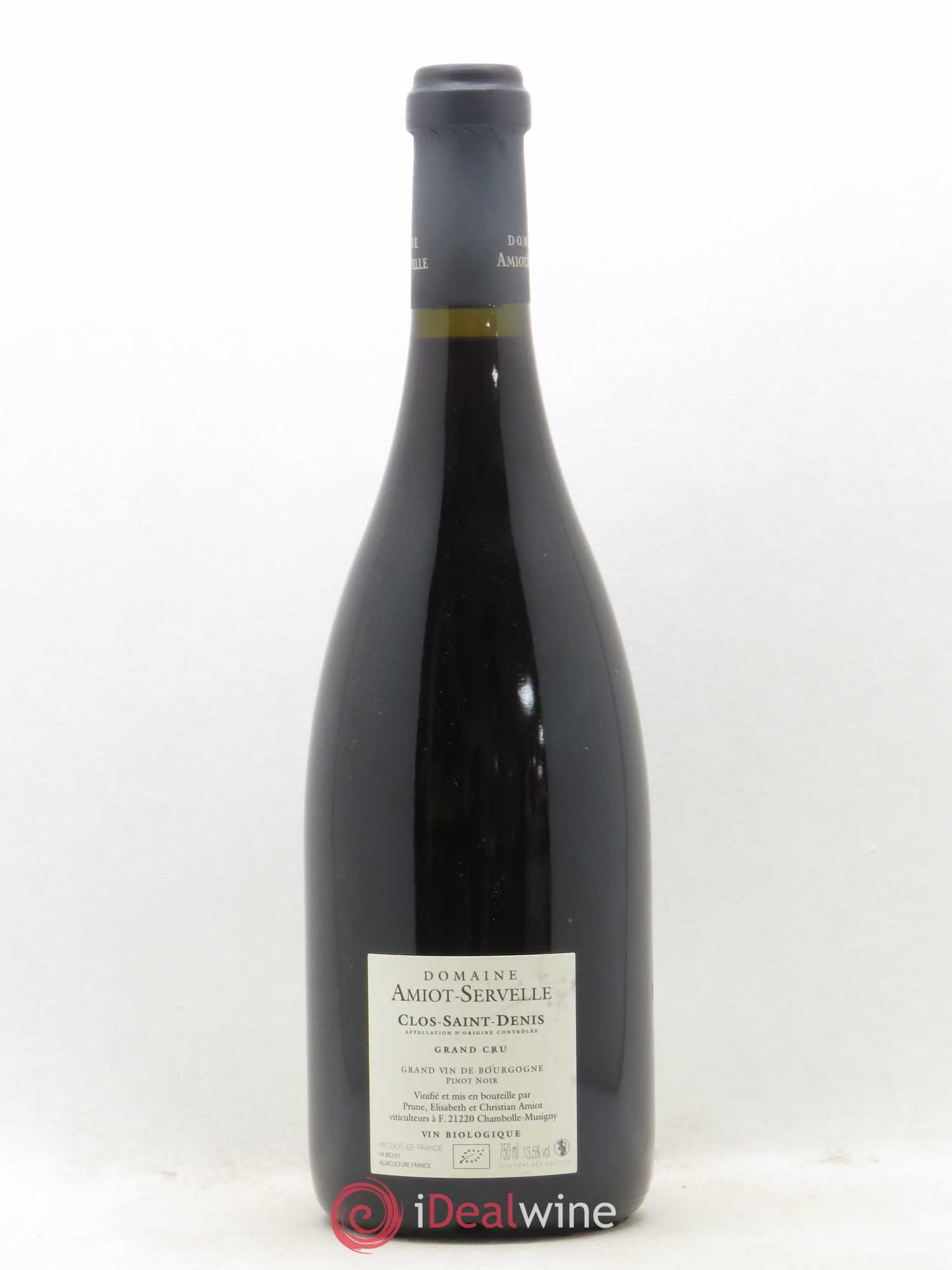Clos Saint-Denis Grand Cru Amiot-Servelle 2015 - Lot de 1 bouteille - 1