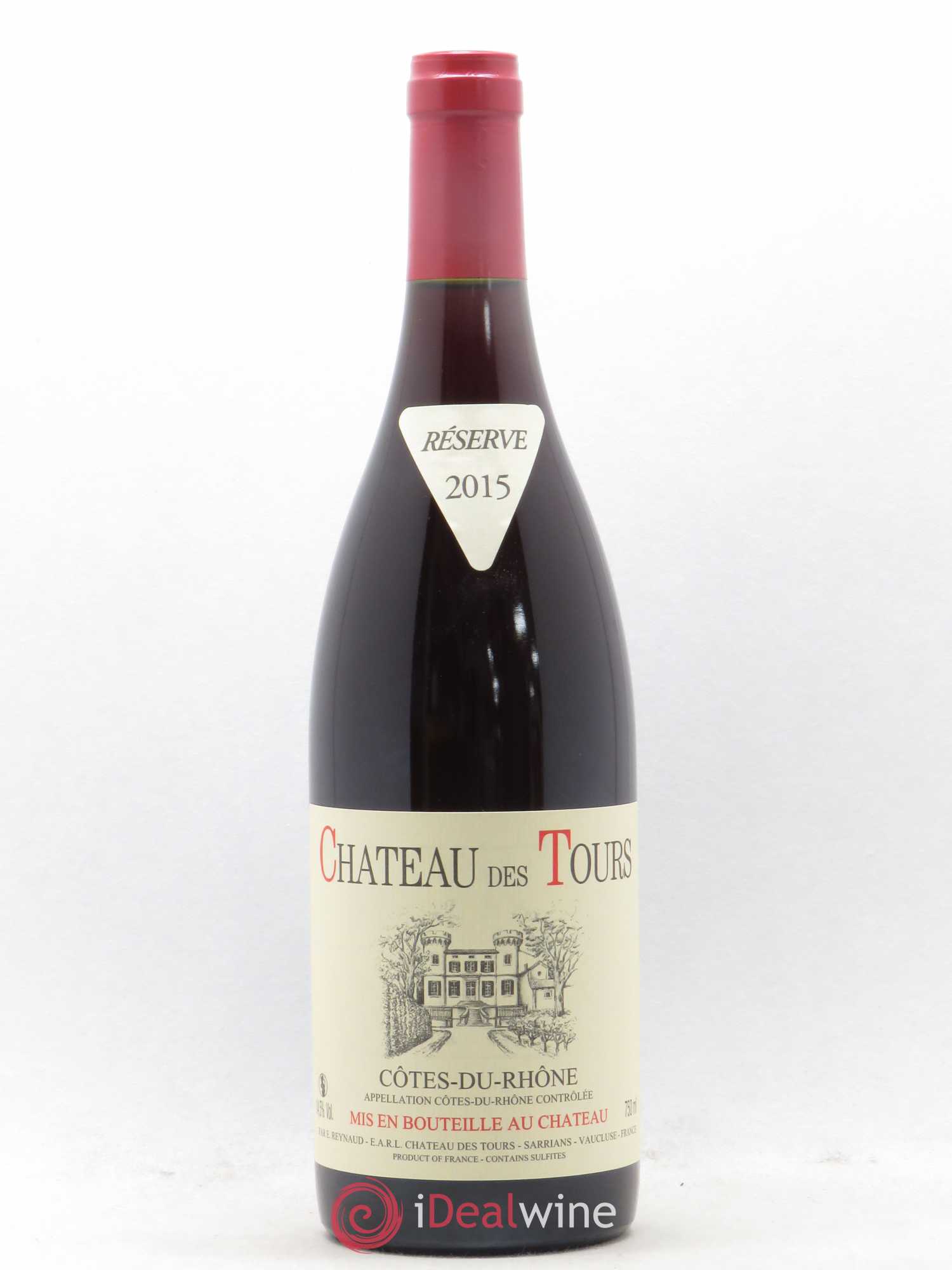 Côtes-du-Rhône Château des Tours Emmanuel Reynaud 2015 - Lot de 1 bouteille - 0