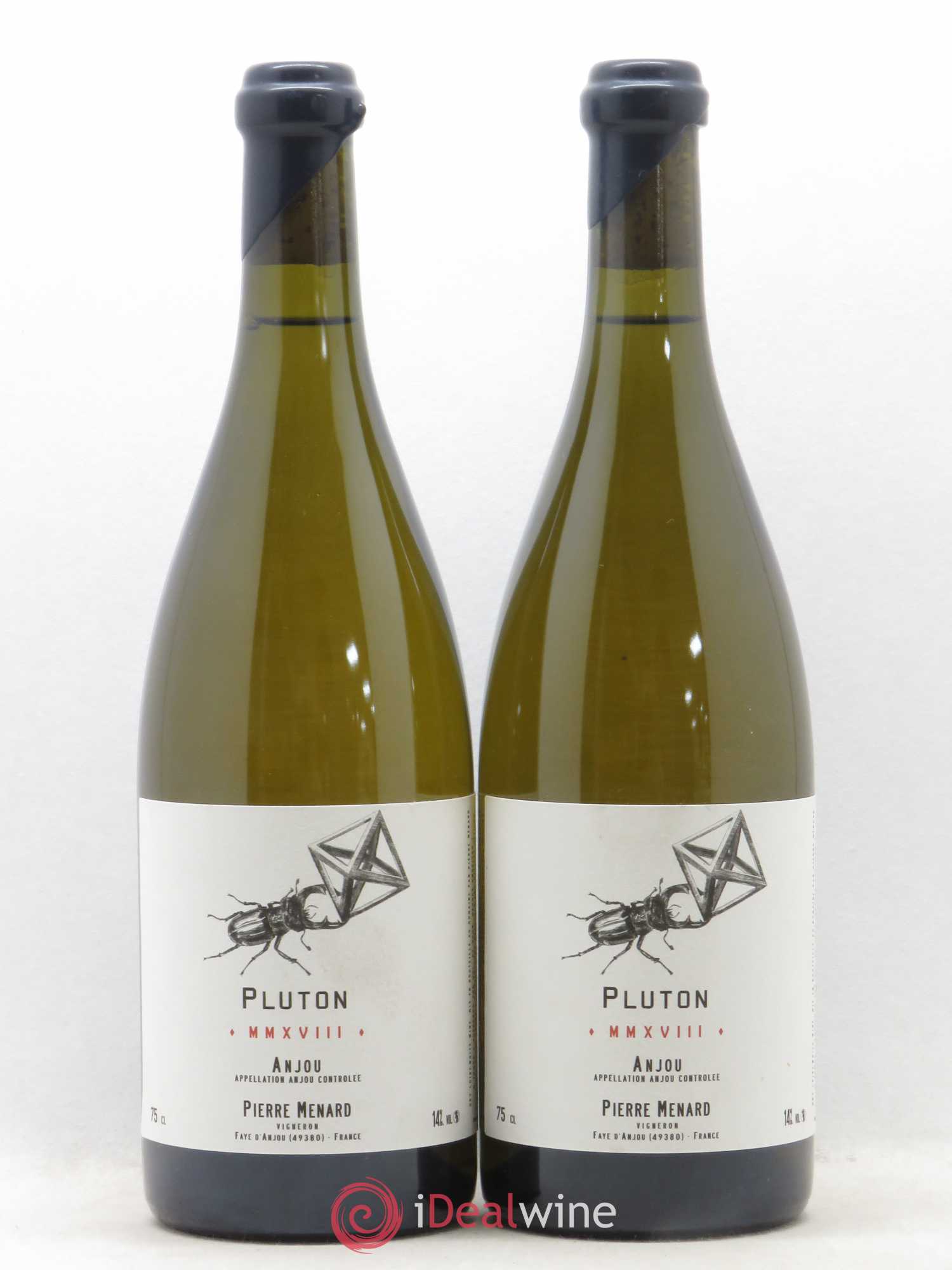 Anjou Pluton Pierre Menard (sans prix de réserve) 2018 - Posten von 2 Flaschen - 0