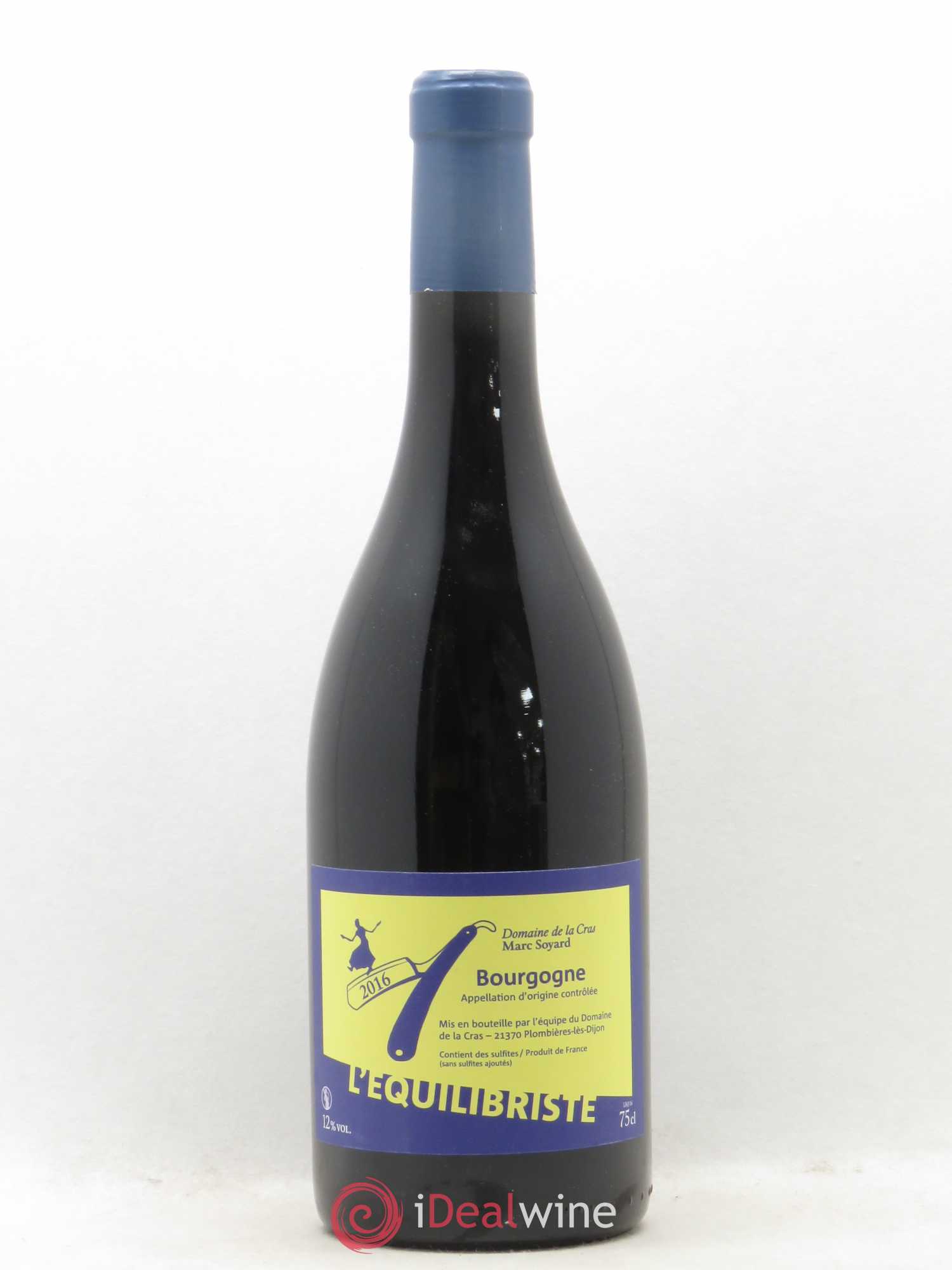 Bourgogne L'Equilibriste Domaine de La Cras Marc Soyard (sans prix de réserve) 2016 - Posten von 1 Flasche - 0